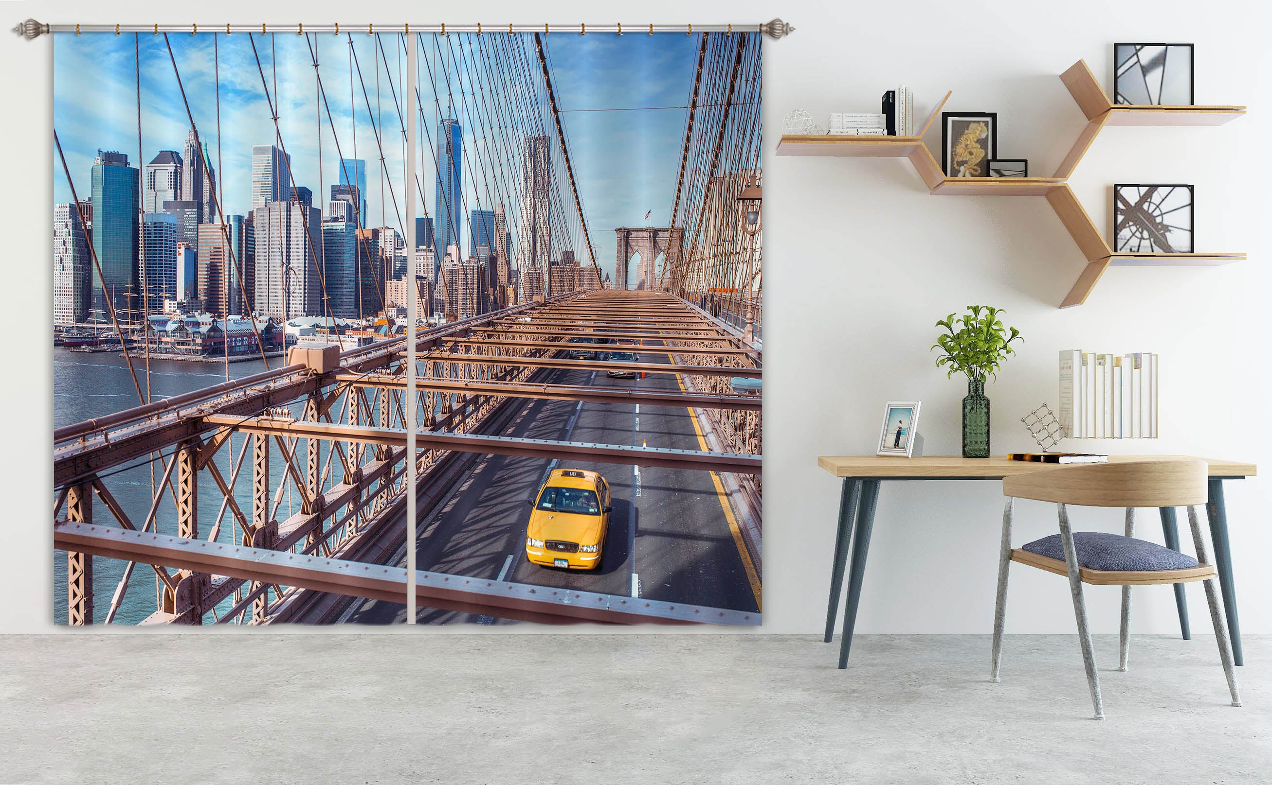 3D Bridge City 221 Assaf Frank Curtain Curtains Drapes