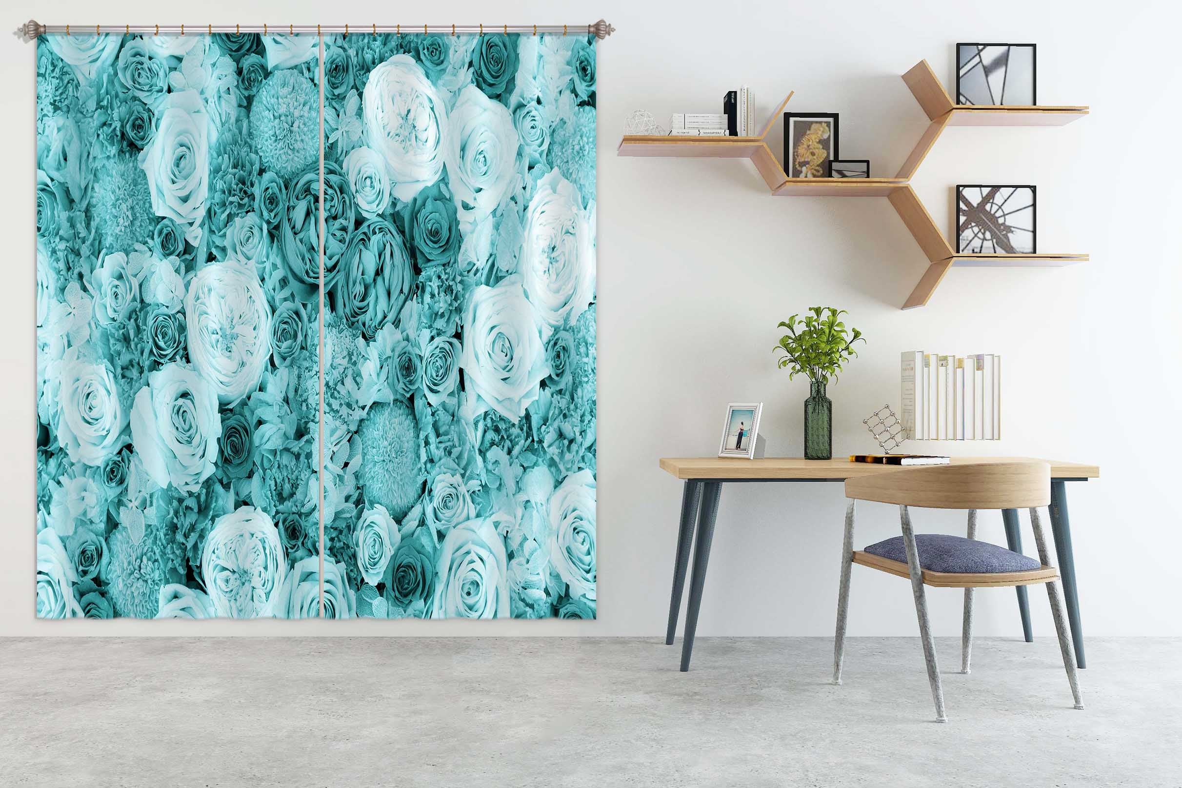 3D Garden 045 Noirblanc777 Curtain Curtains Drapes