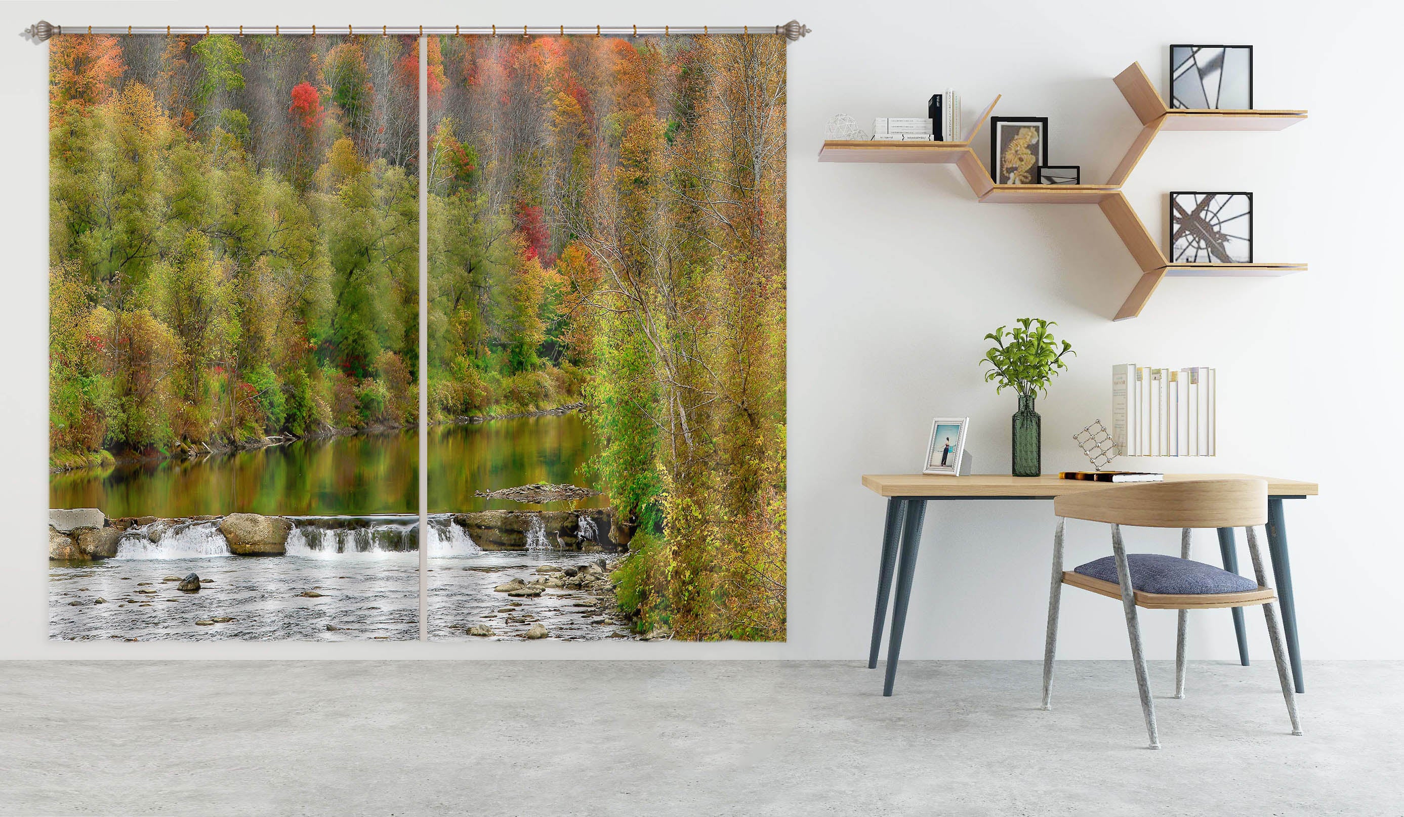 3D Forest Grove 11175 Kathy Barefield Curtain Curtains Drapes