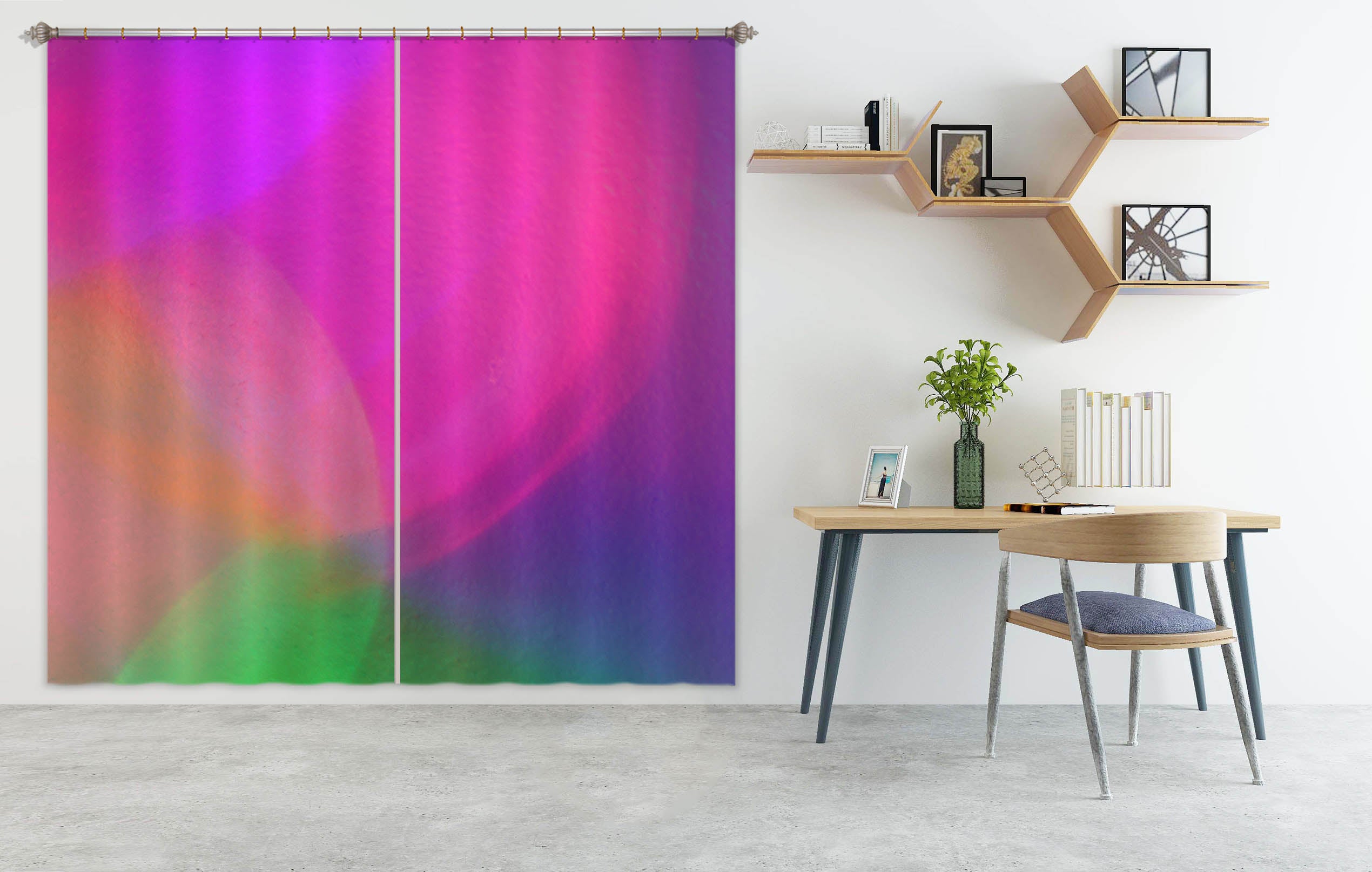 3D Colored 71039 Shandra Smith Curtain Curtains Drapes