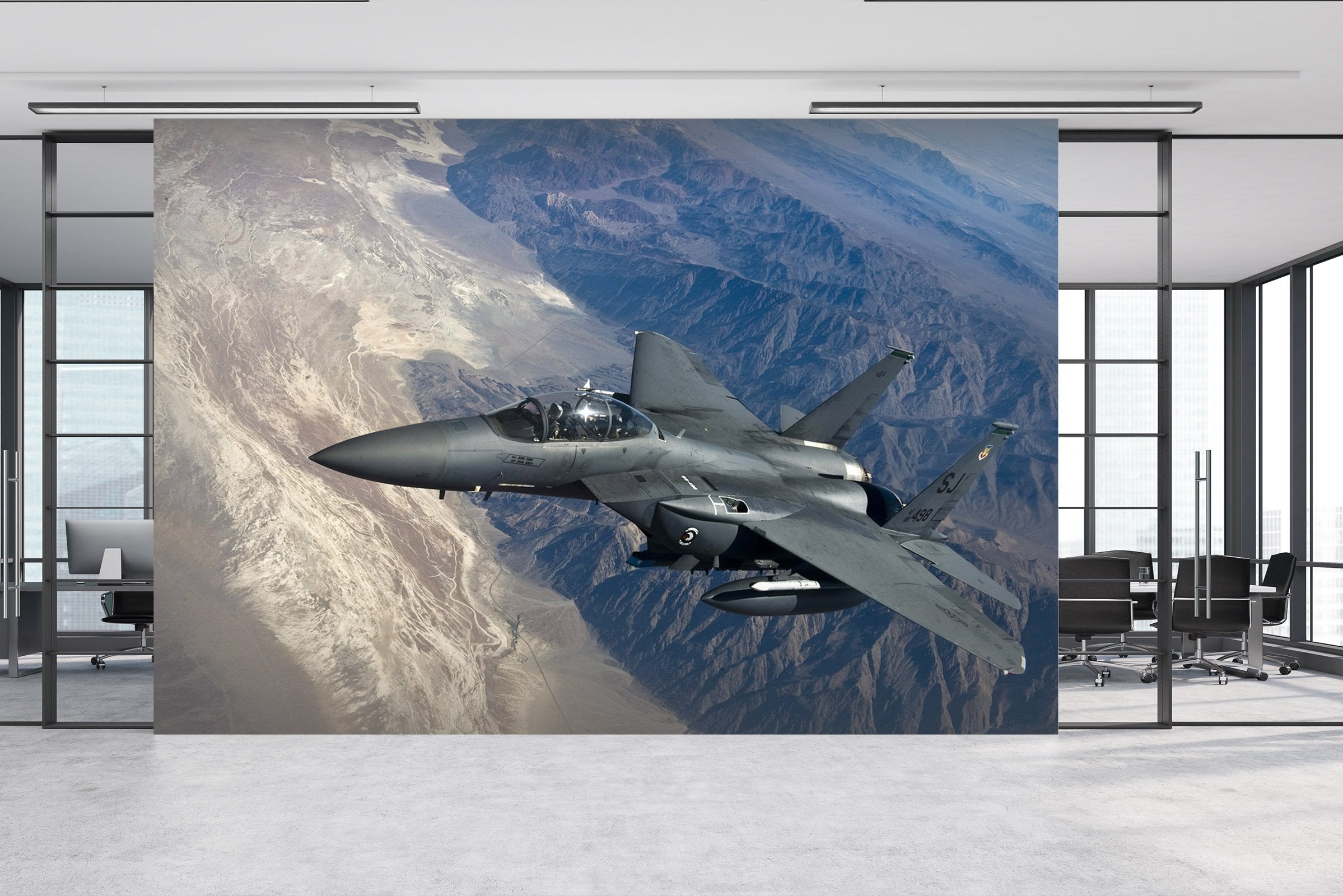 3D Fighter Jet 984 Vehicle Wall Murals Wallpaper AJ Wallpaper 2