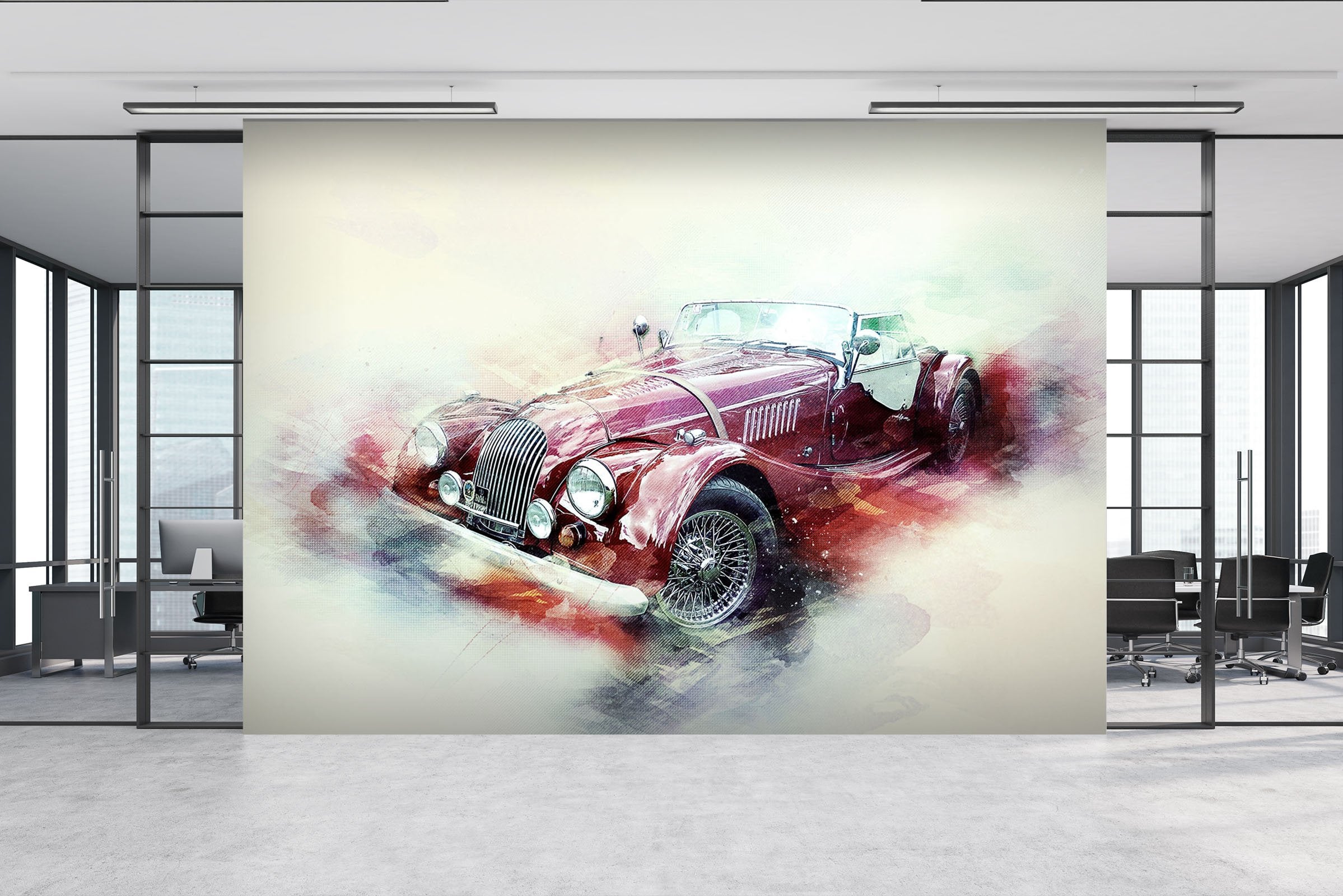 3D Austin Colour 903 Vehicle Wall Murals Wallpaper AJ Wallpaper 2