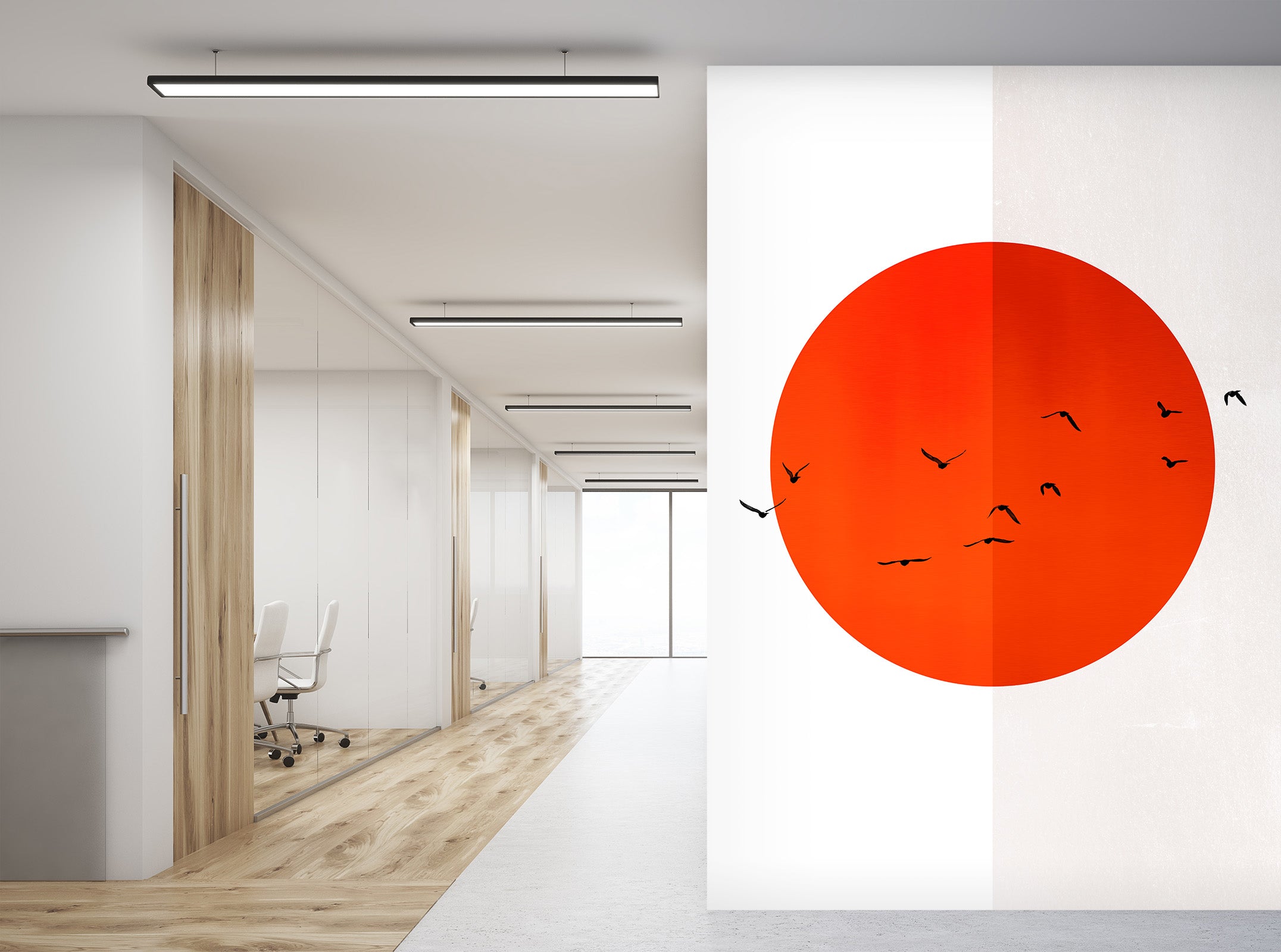 3D Sun Rise 1509 Boris Draschoff Wall Mural Wall Murals