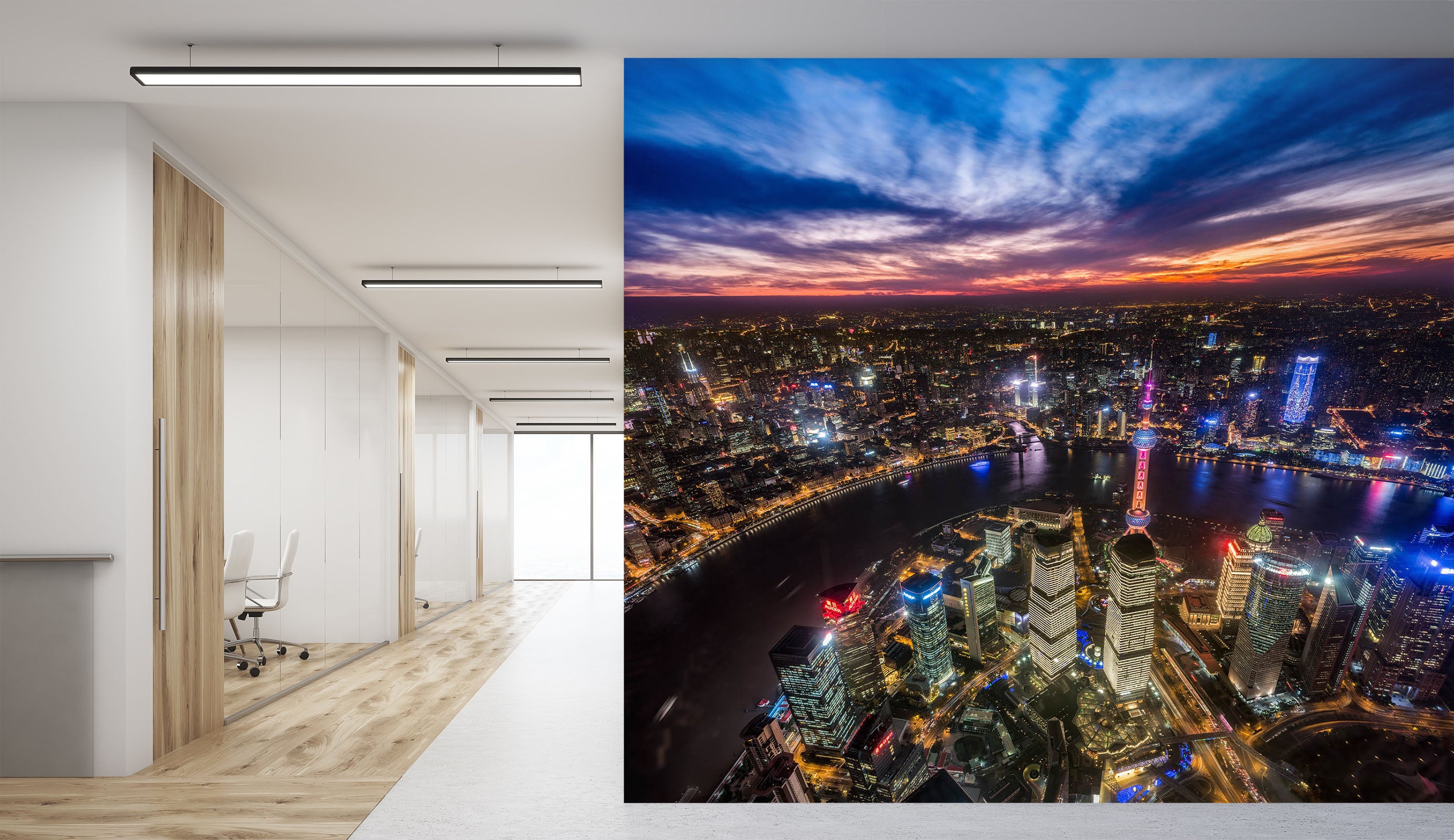 3D City Night 1409 Marco Carmassi Wall Mural Wall Murals