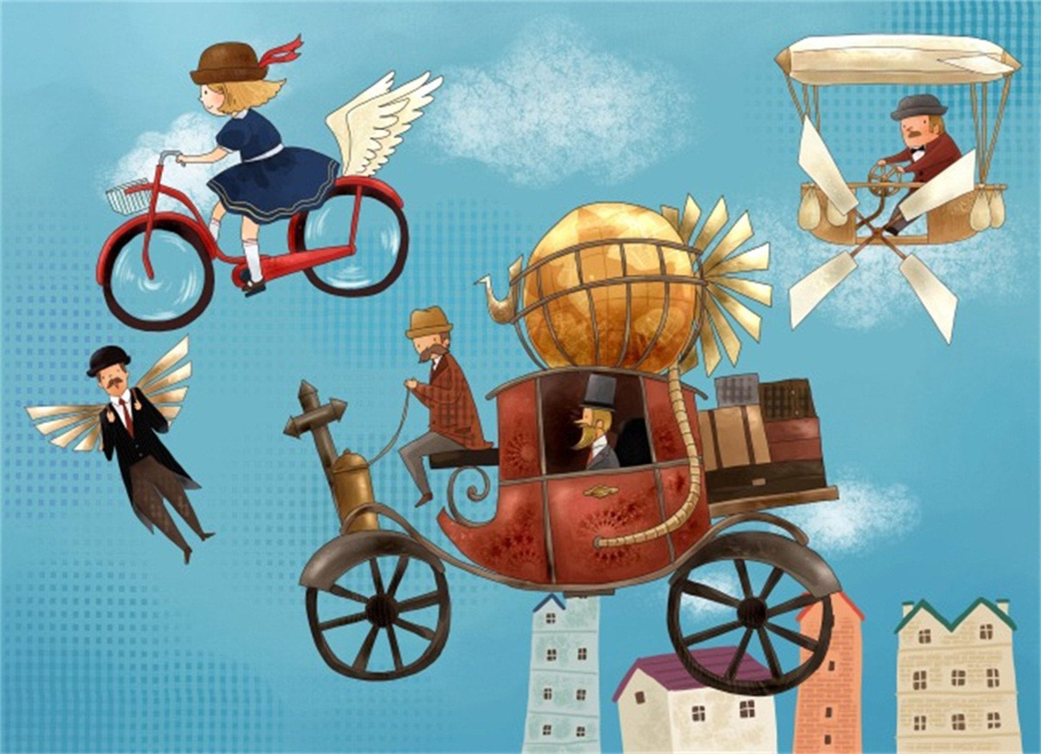 Sky Riding Bike Wallpaper AJ Wallpaper