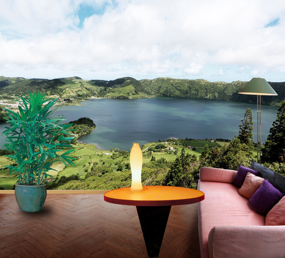 3D Lake Bank Grass 29 Wallpaper AJ Wallpapers