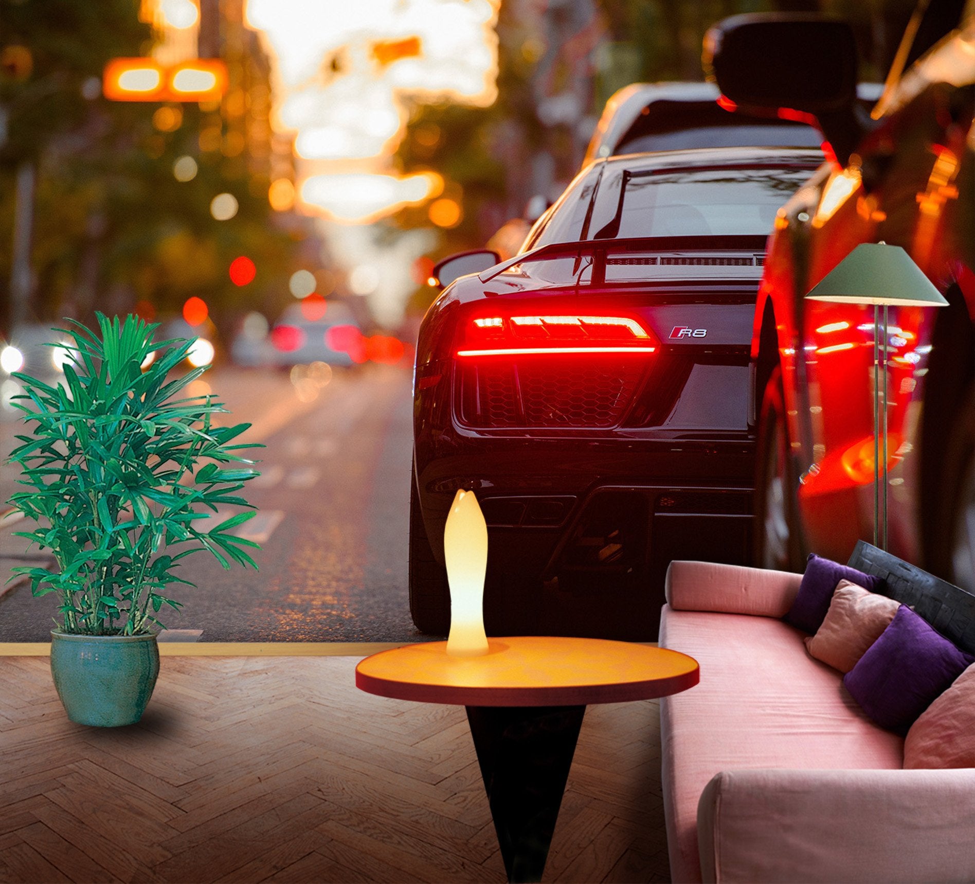 3D Street Car 941 Vehicle Wall Murals Wallpaper AJ Wallpaper 2