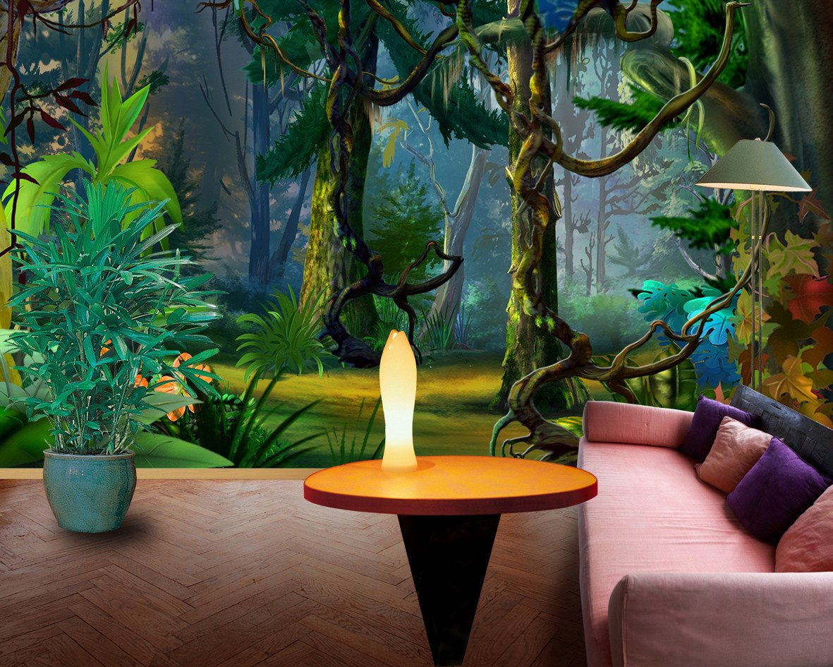 3D Fairy Jungle Forest 89 Wallpaper AJ Wallpaper