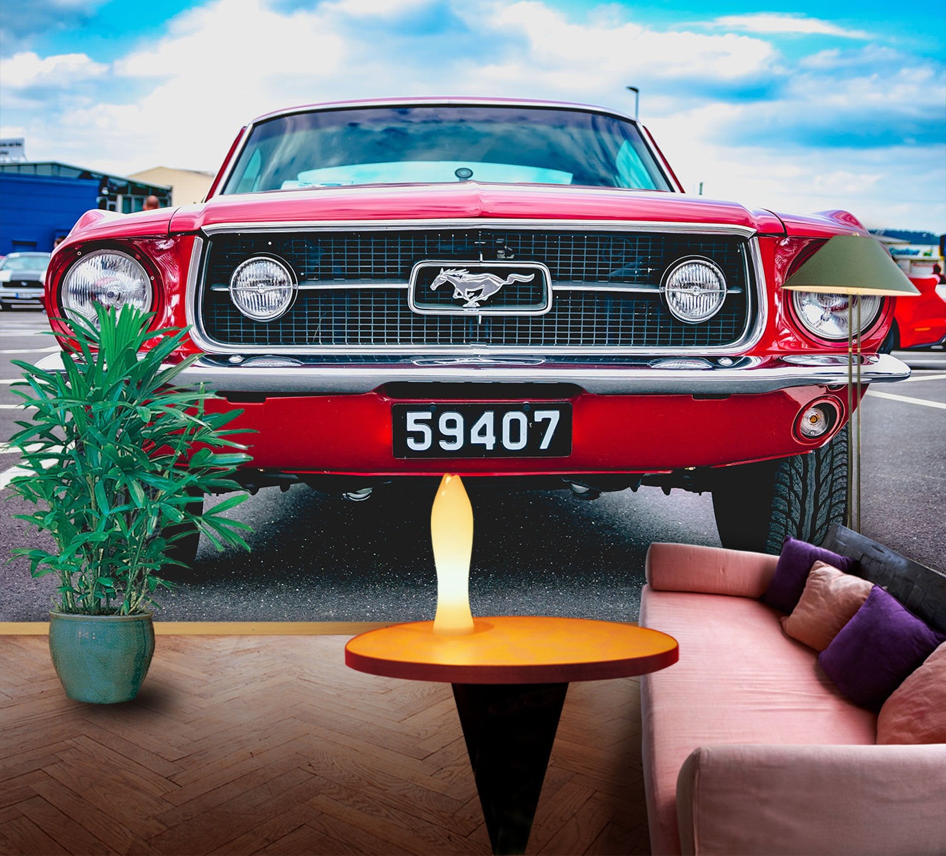 3D Atuo Sky 912 Vehicle Wall Murals Wallpaper AJ Wallpaper 2