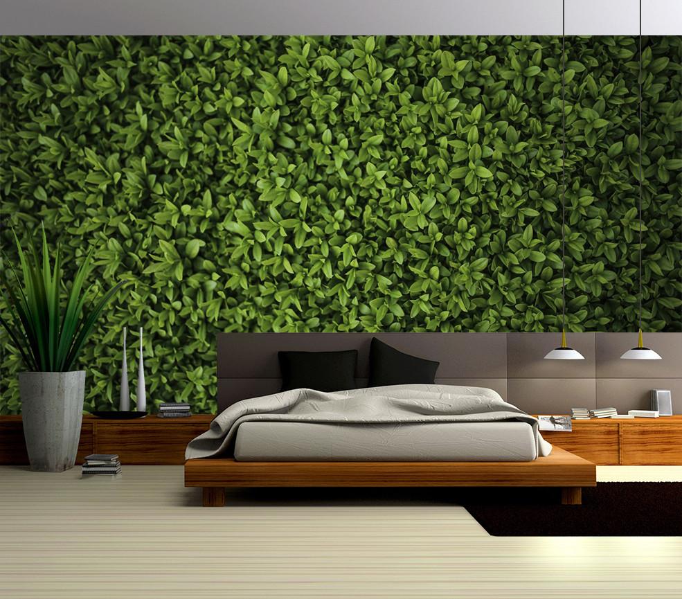 3D Green Tree Leaves 065 Wallpaper AJ Wallpaper 2
