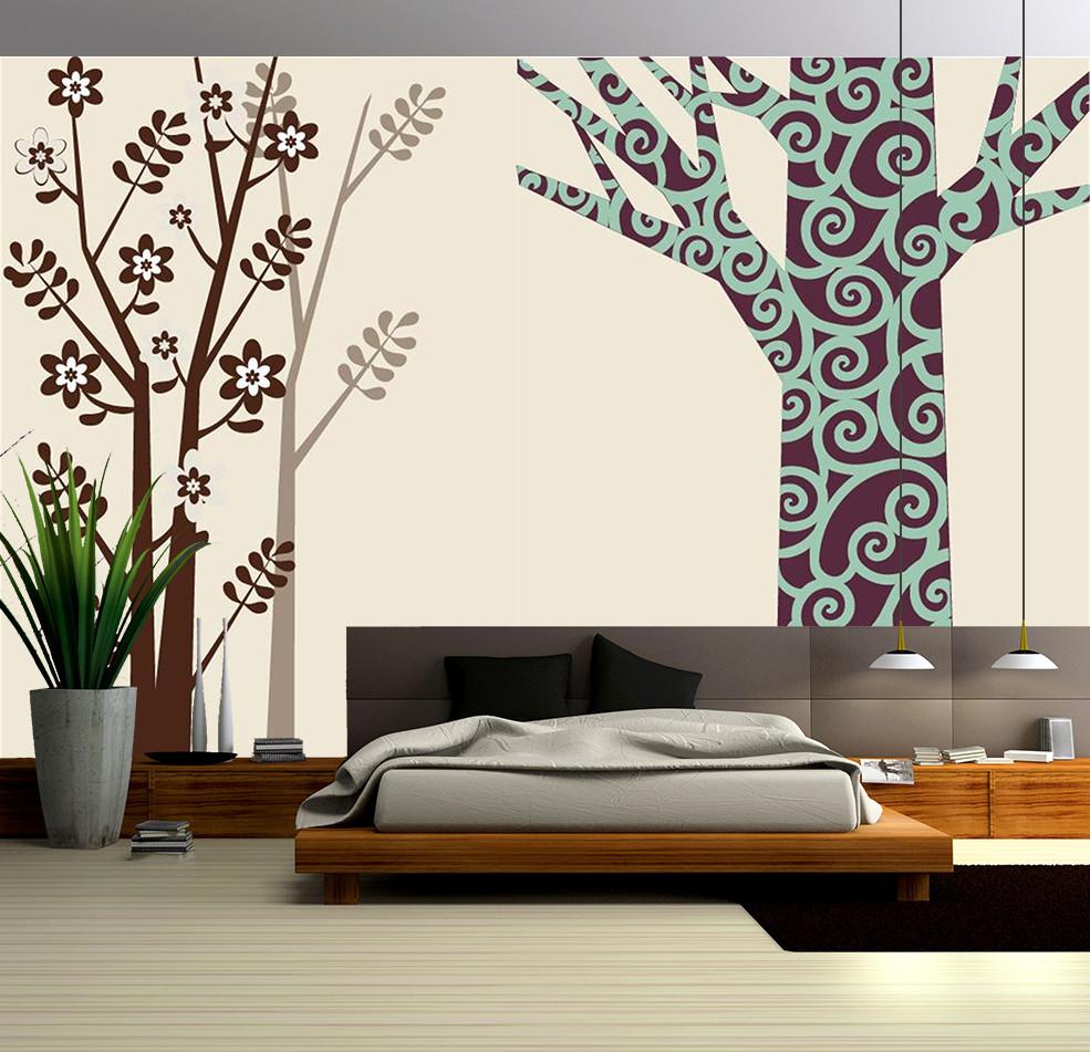 3D Flower Pattern Tree 272 Wallpaper AJ Wallpaper