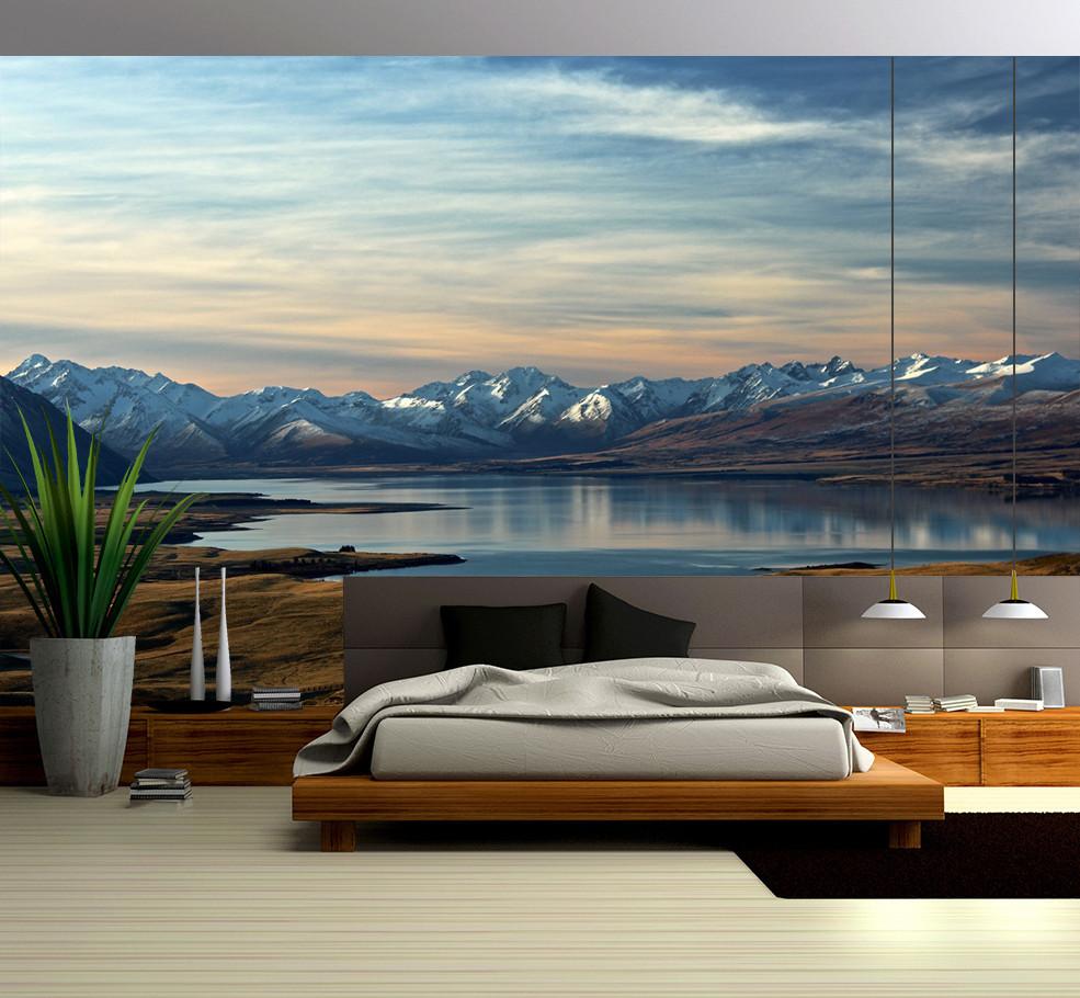 3D Hill Sky Lake Scenery 39 Wallpaper AJ Wallpaper