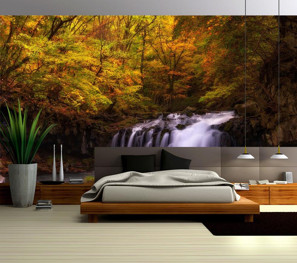 3D Forest Stream 945 Wallpaper AJ Wallpaper