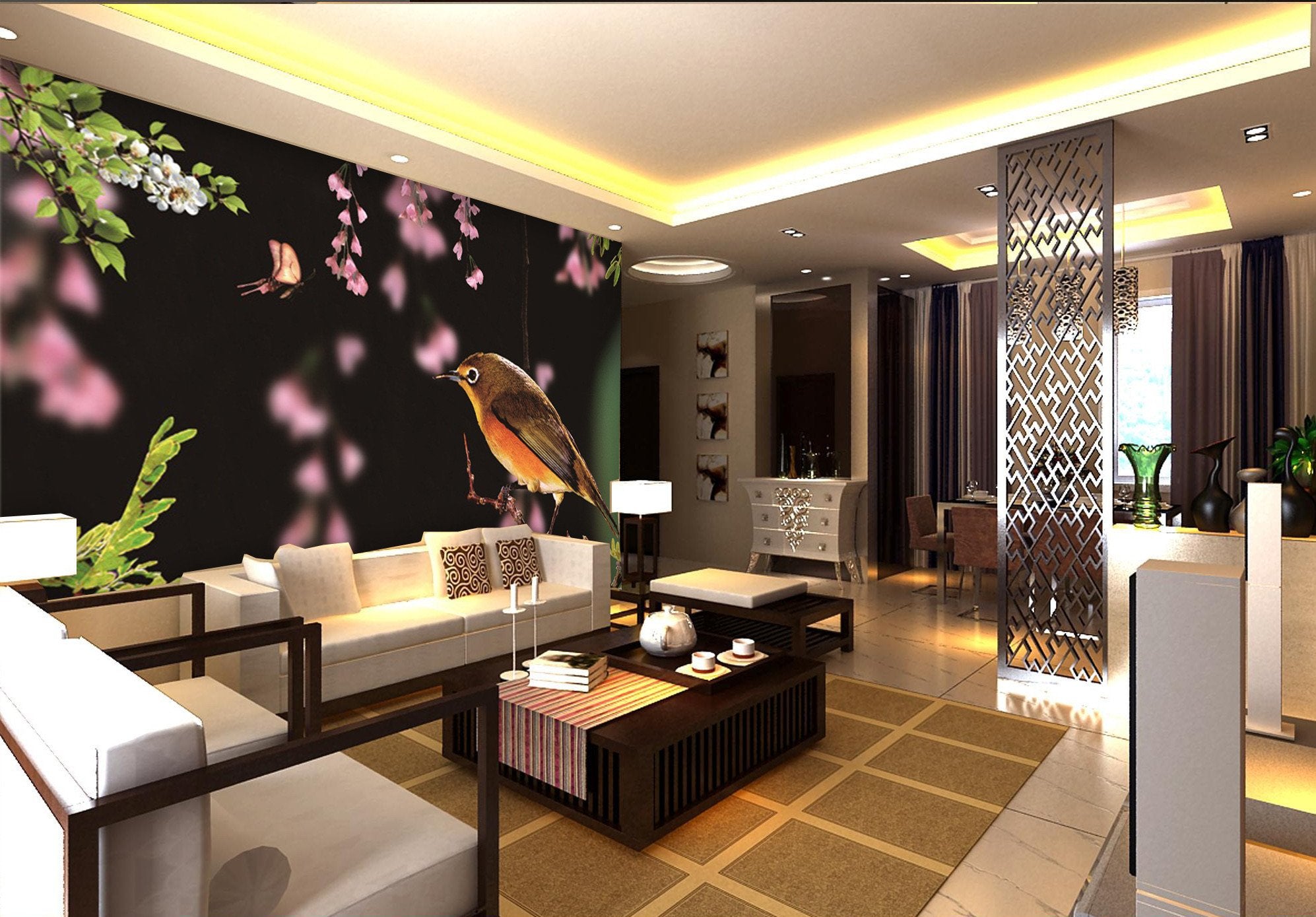 3D Lovely Oriole 5 Wallpaper AJ Wallpaper 2