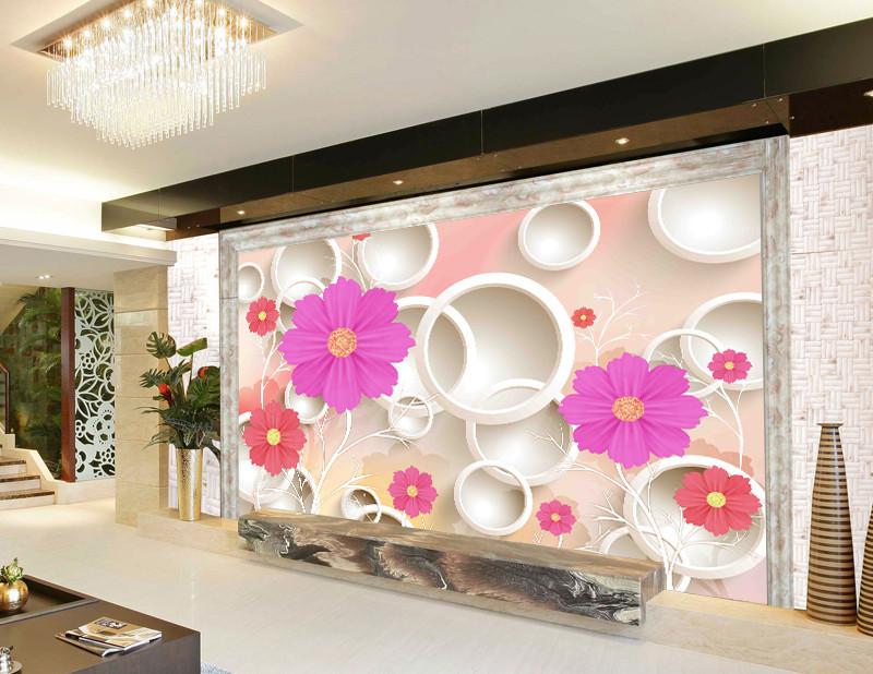 3D Red Purple Flower 28 Wallpaper AJ Wallpaper 2