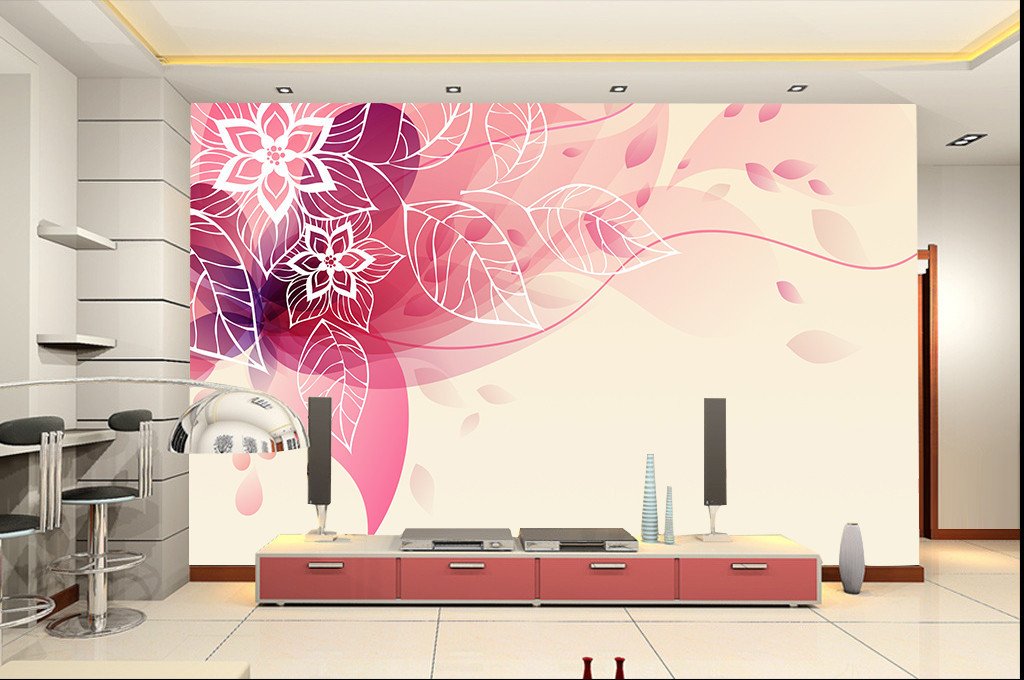 3D Purple Petal Flower 723 Wallpaper AJ Wallpaper