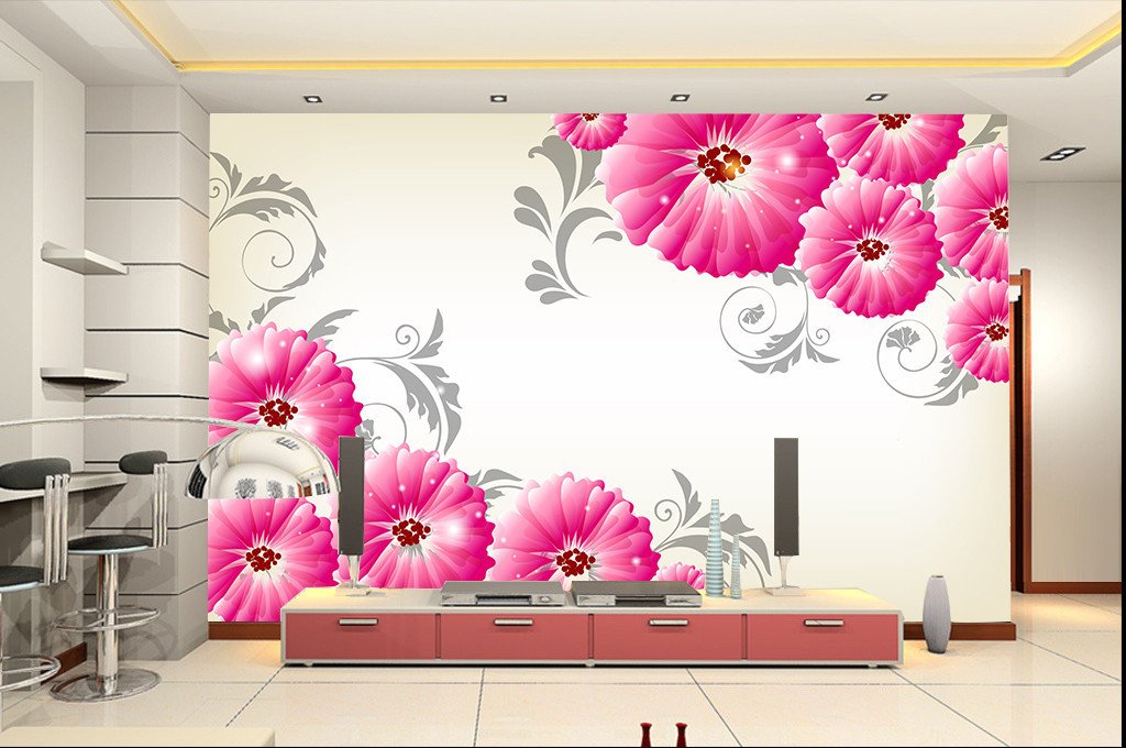 3D Purple Chrysanthemum 2 Wallpaper AJ Wallpapers