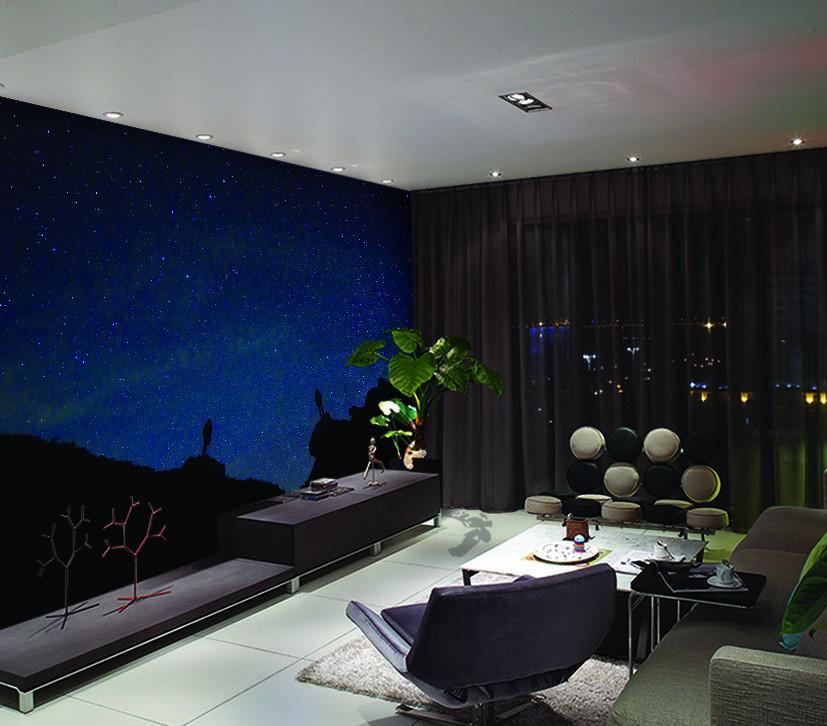 3D Mountain Sky Star 232 Wallpaper AJ Wallpaper