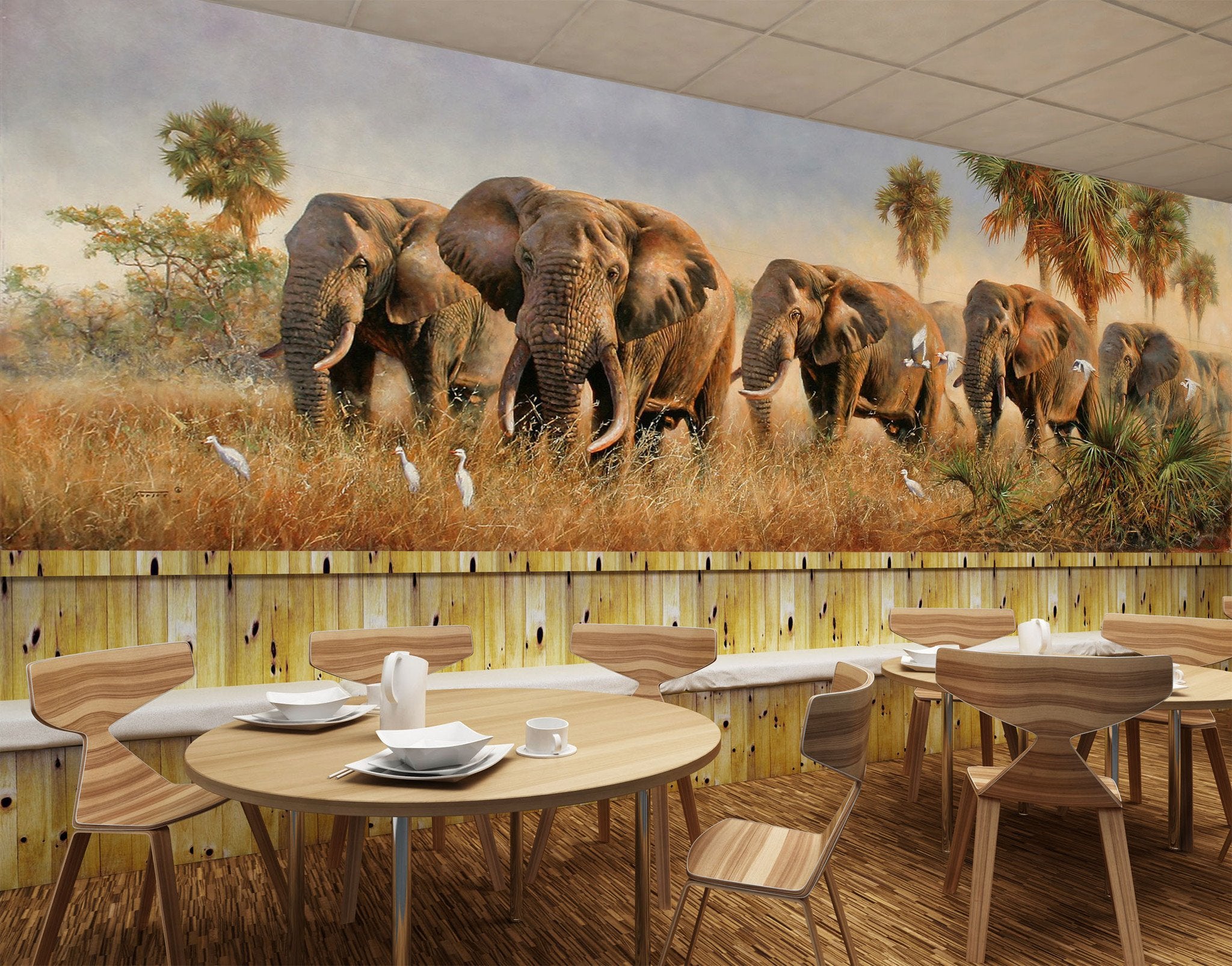 3D Elephants Groups 92 Wallpaper AJ Wallpaper