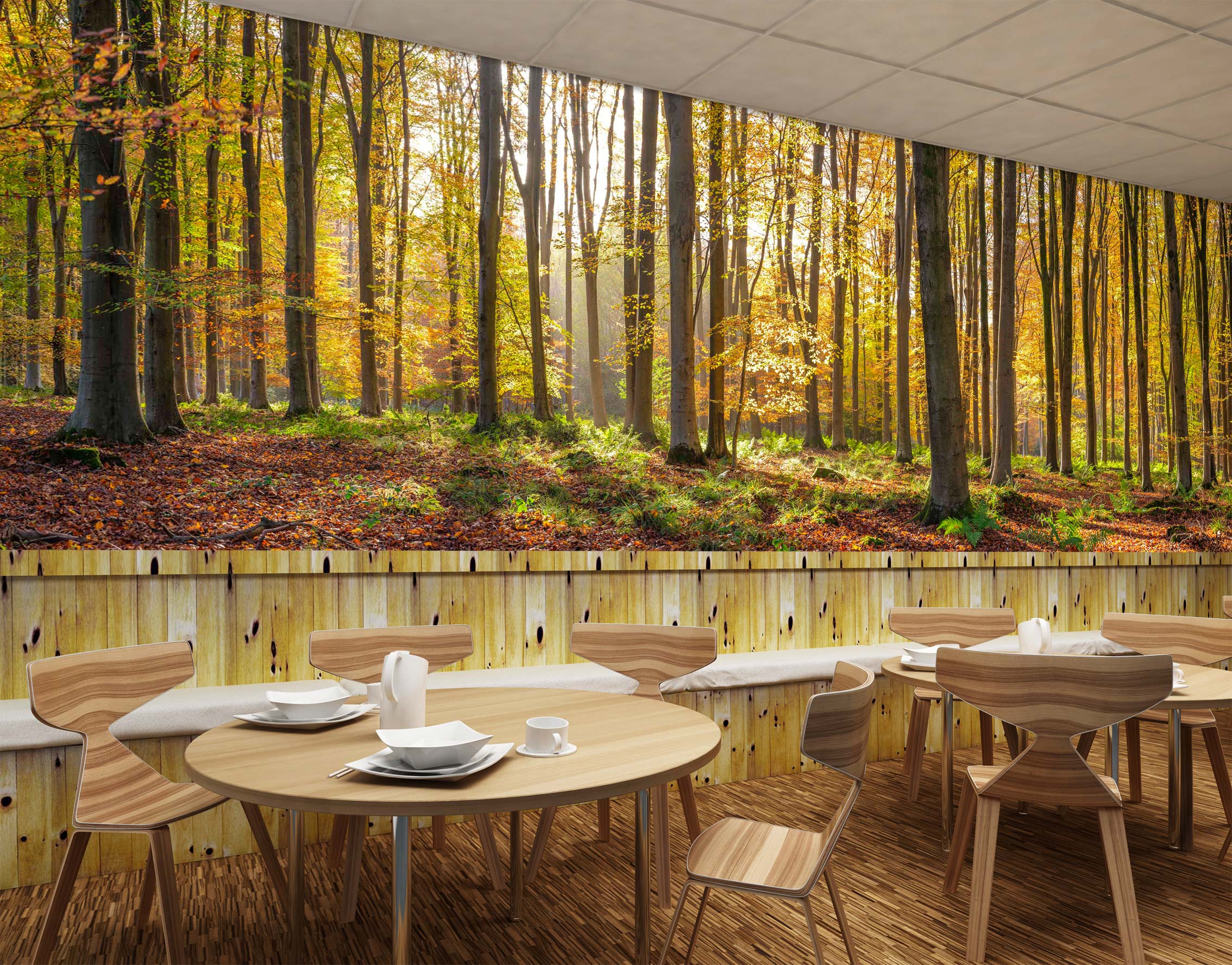 3D Forest Meadow 6277 Assaf Frank Wall Mural Wall Murals