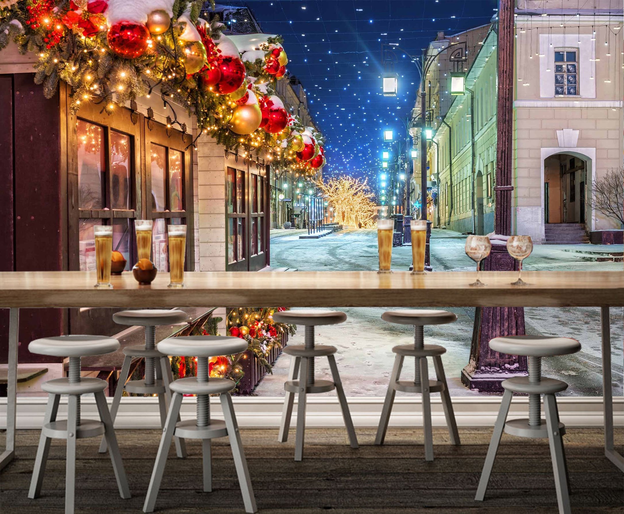 3D Star Snow 669 Wallpaper AJ Wallpaper