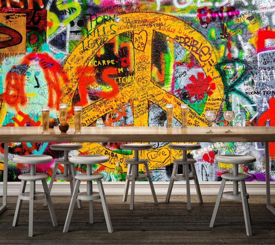 3D Graffiti Pattern Art 434 Wallpaper AJ Wallpaper