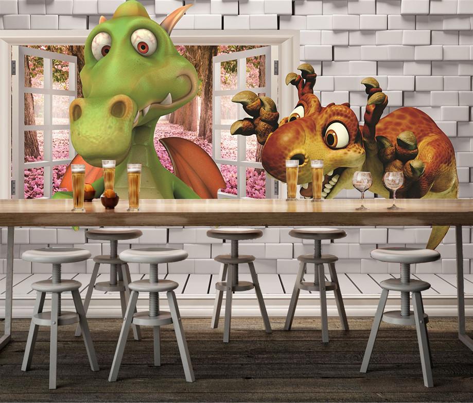 3D Funny Dinosaur 977 Wallpaper AJ Wallpaper