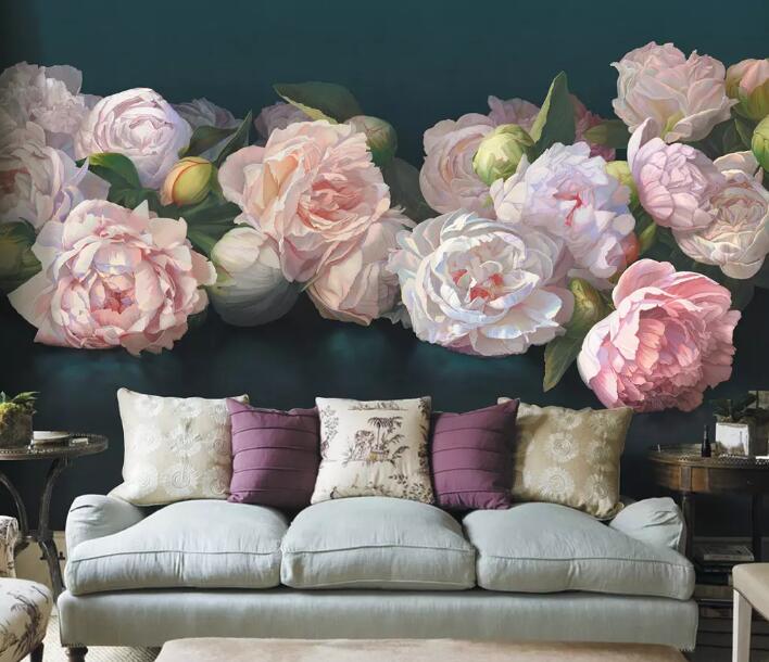 3D Color Rose WG26 Wall Murals Wallpaper AJ Wallpaper 2