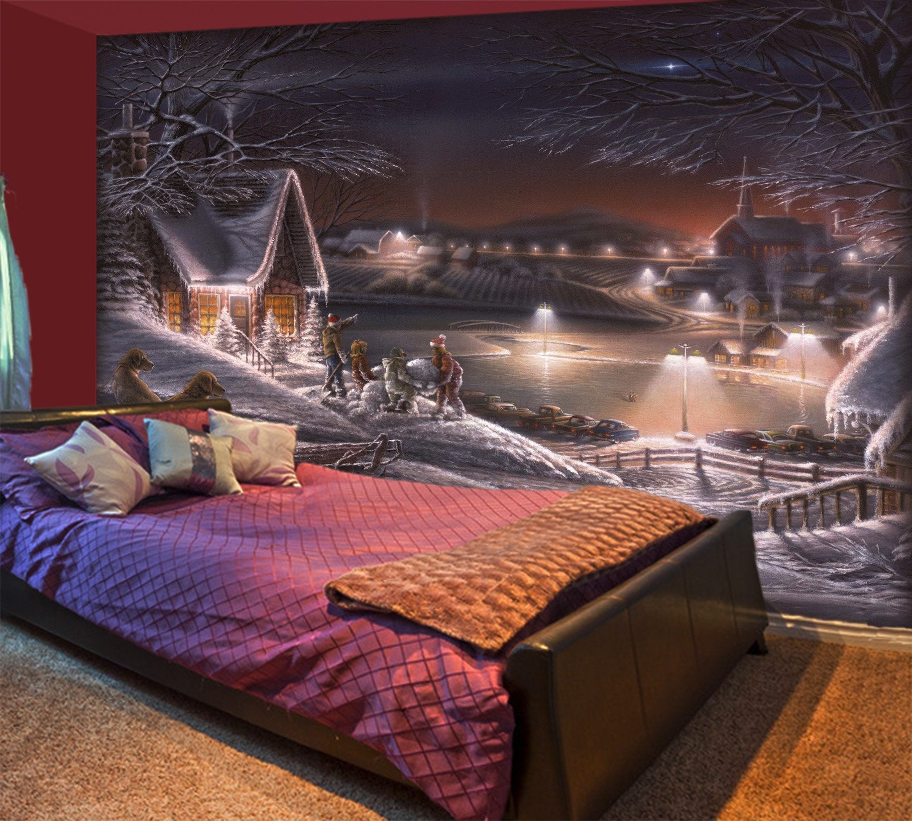 3D Snow Covered 755 Wallpaper AJ Wallpaper