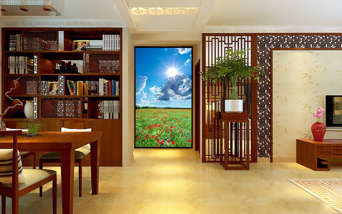 Wildflowers Field Wallpaper AJ Wallpaper