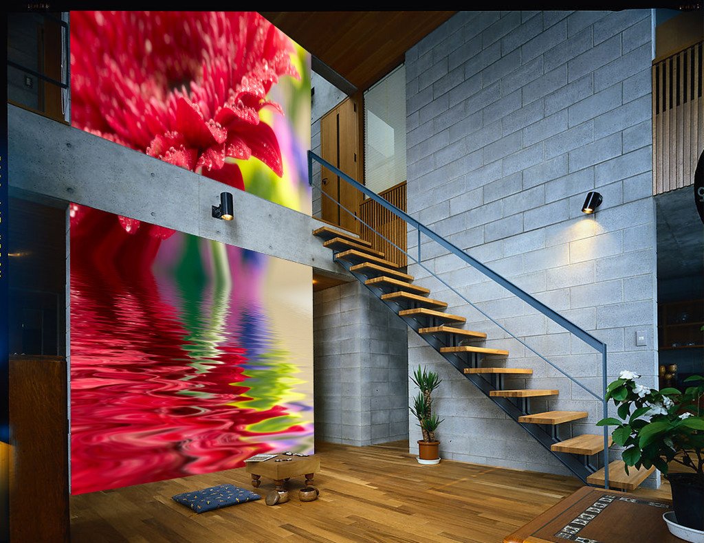 Red Flower Wallpaper AJ Wallpaper