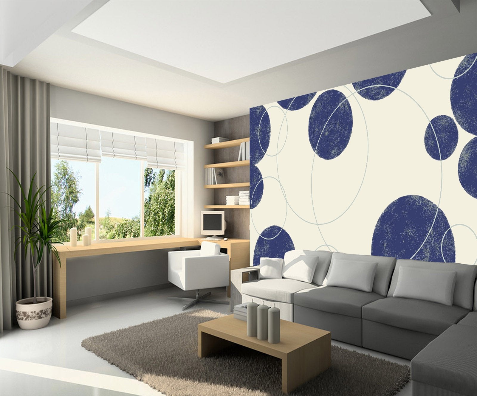 Circles Wallpaper AJ Wallpaper