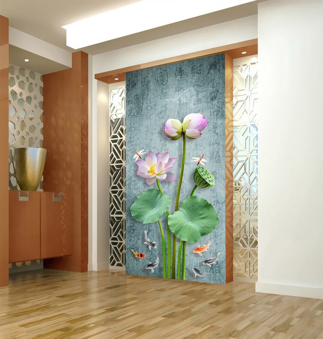 3D Lotus Seed 394 Wallpaper AJ Wallpaper