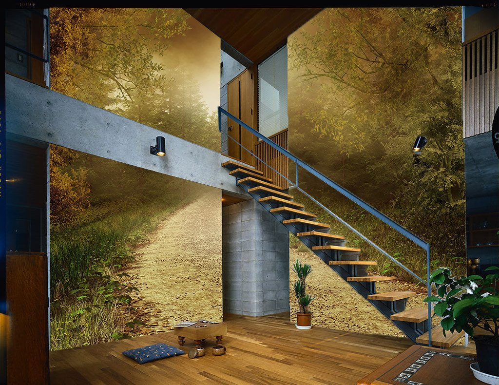 Misted Road 1 Wallpaper AJ Wallpaper