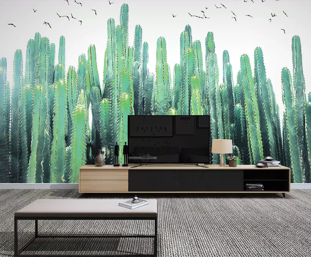 3D Tall Cactus 331 Wallpaper AJ Wallpaper 2