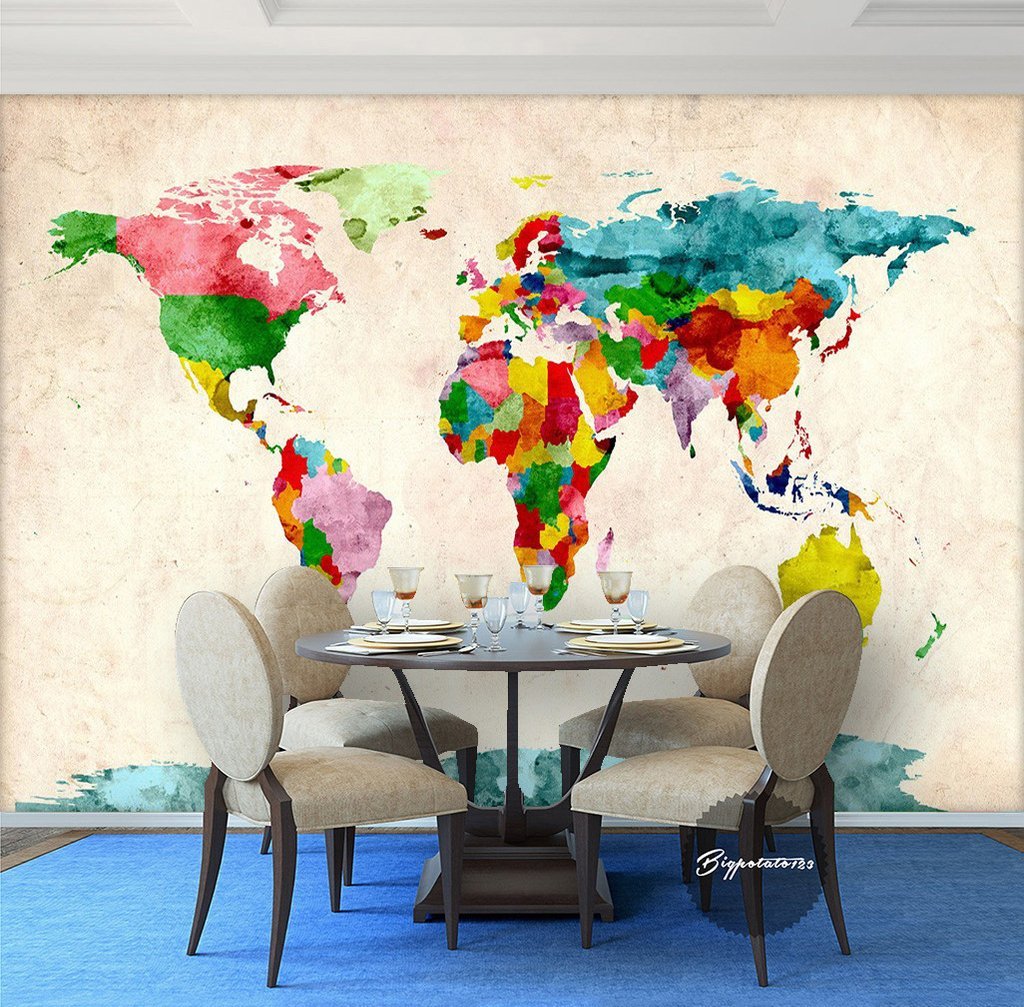 3D Abstract Map 226 Wall Murals Wallpaper AJ Wallpaper 2