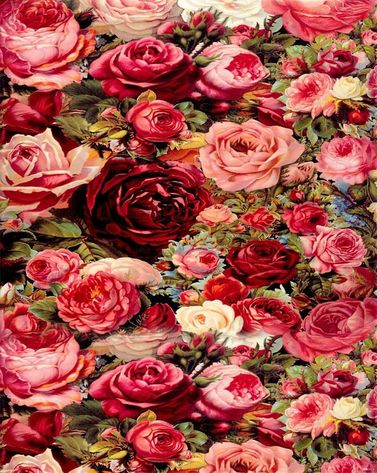 3D Dense Flowers 53 Stair Risers Wallpaper AJ Wallpaper