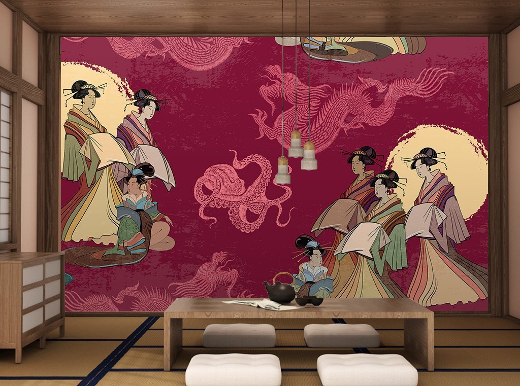 3D Ancient Lady 664 Wall Murals Wallpaper AJ Wallpaper 2