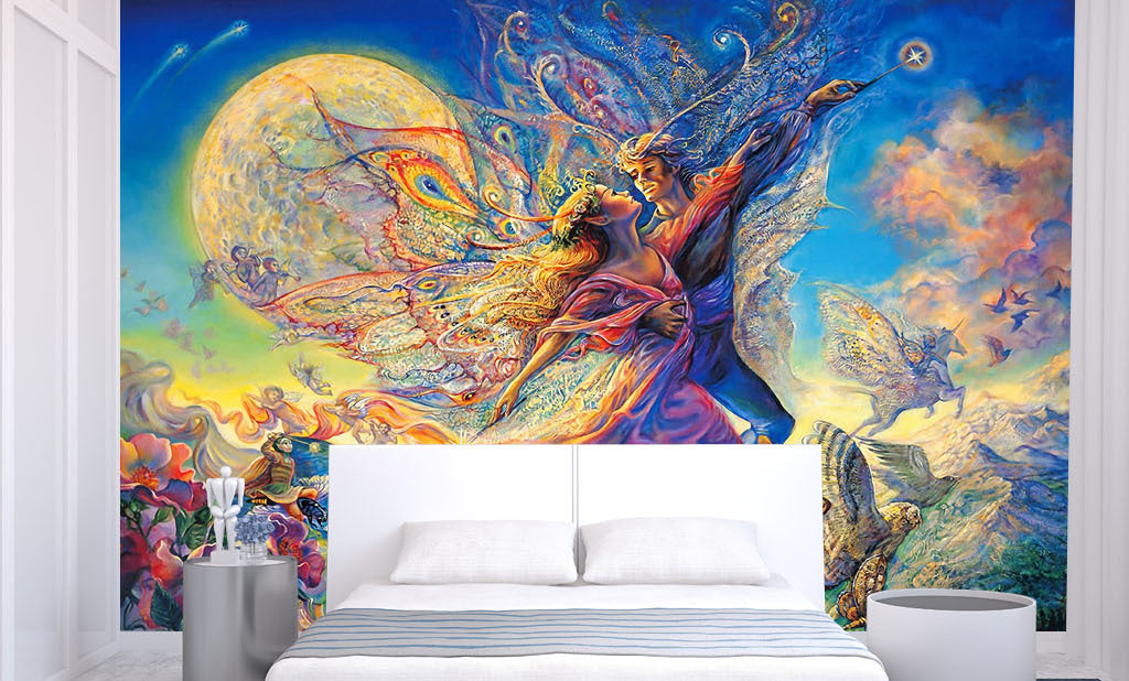 3D Moon Pegasus WG264 Wall Murals
