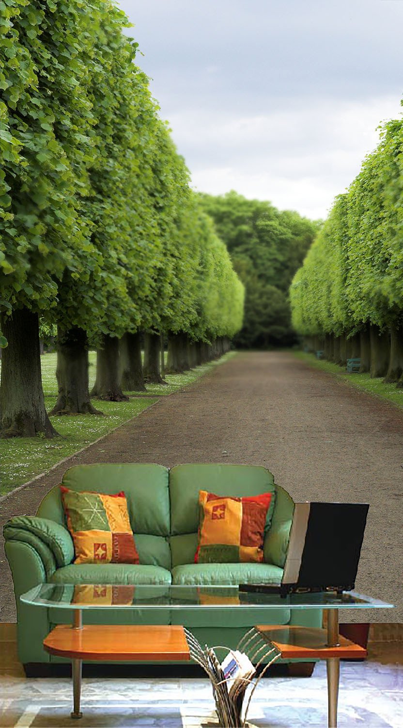 Manicured Trees Wallpaper AJ Wallpaper