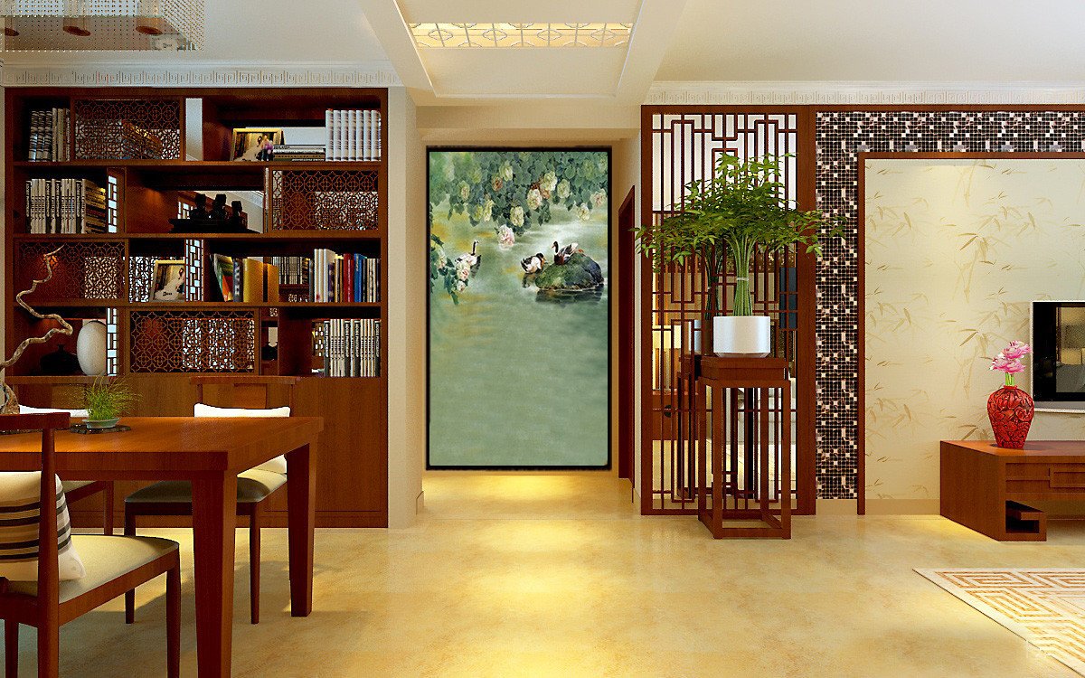 Ducks And Flowers Wallpaper AJ Wallpaper