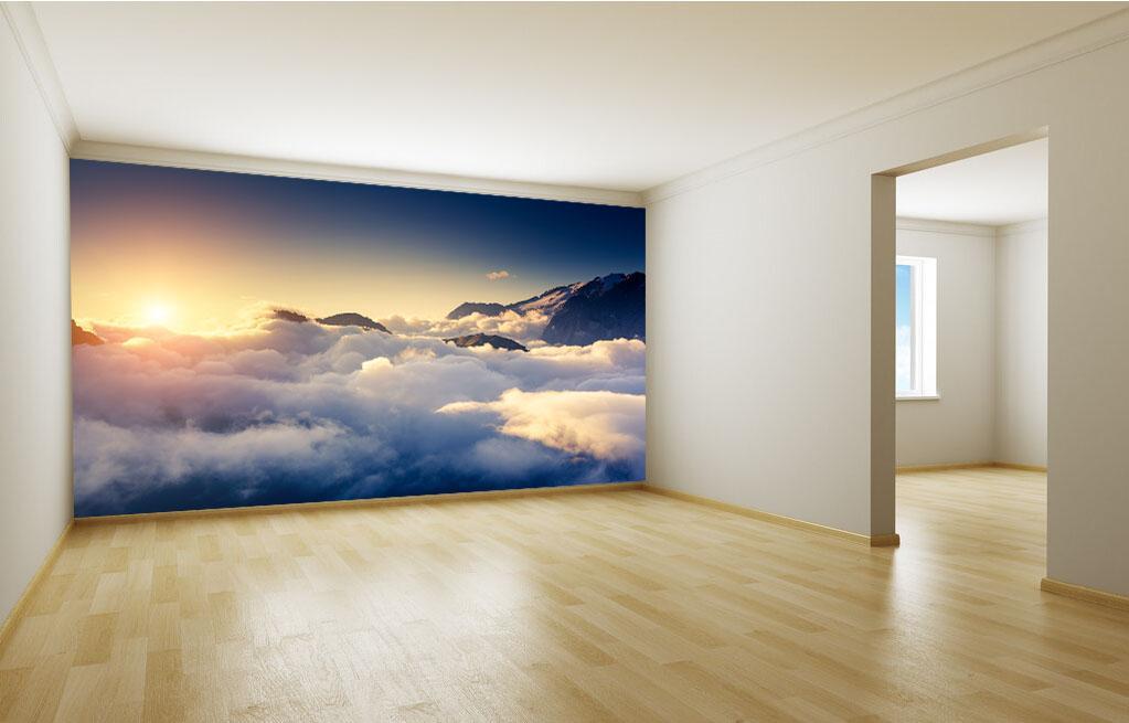 3D Cloud Mountain 102 Wallpaper AJ Wallpaper