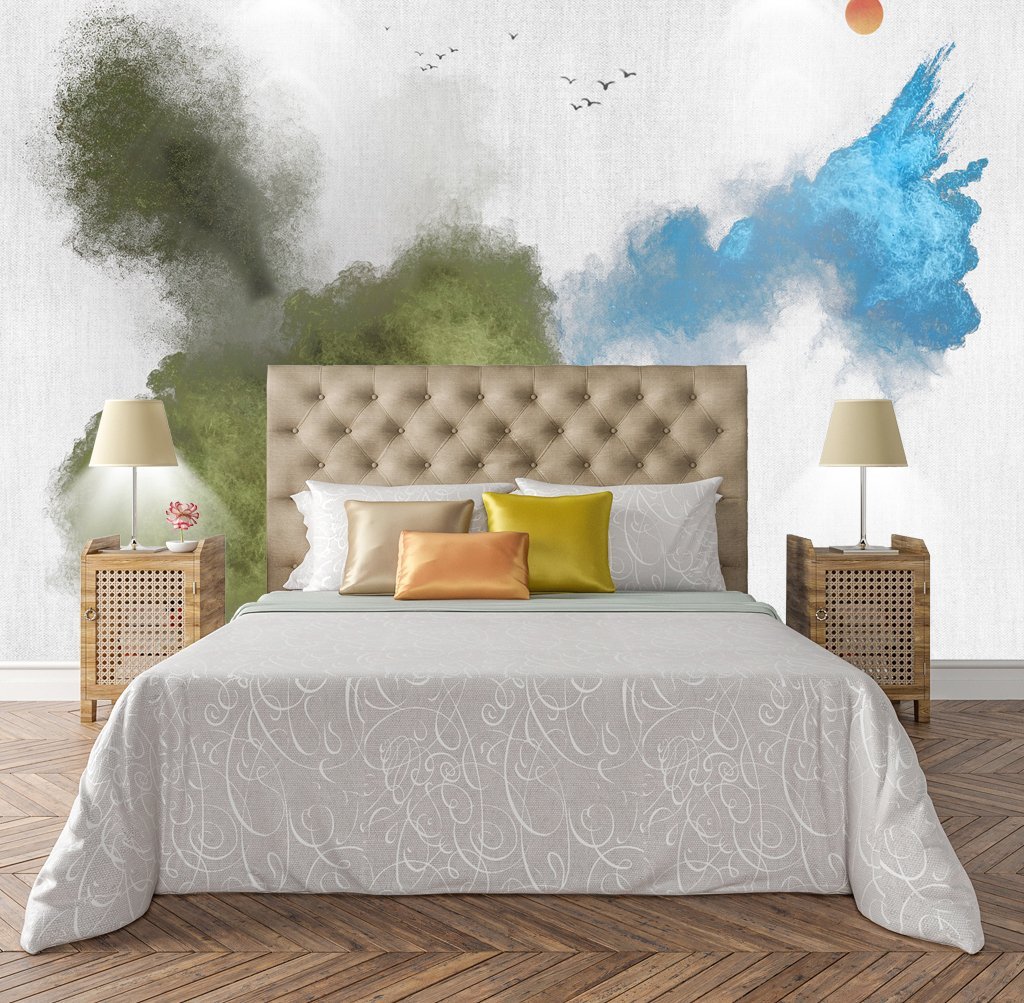 3D Ink Painting 428 Wall Murals Wallpaper AJ Wallpaper 2