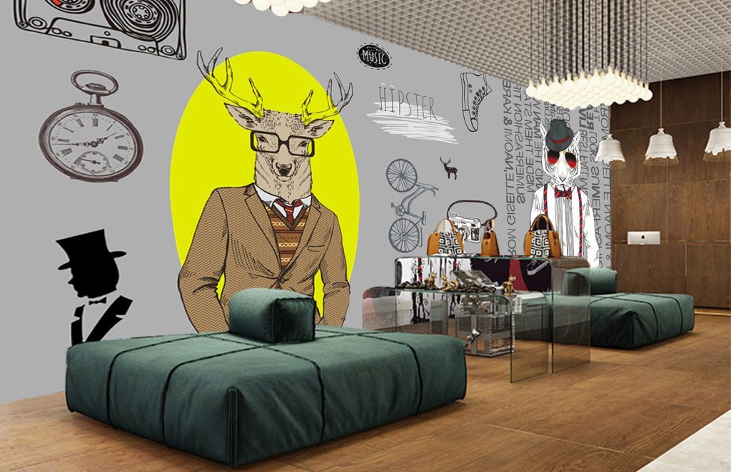 3D Cattle 229 Wall Murals Wallpaper AJ Wallpaper 2