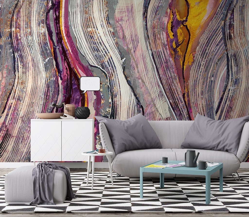 3D Line Color Impact WG93 Wall Murals Wallpaper AJ Wallpaper 2