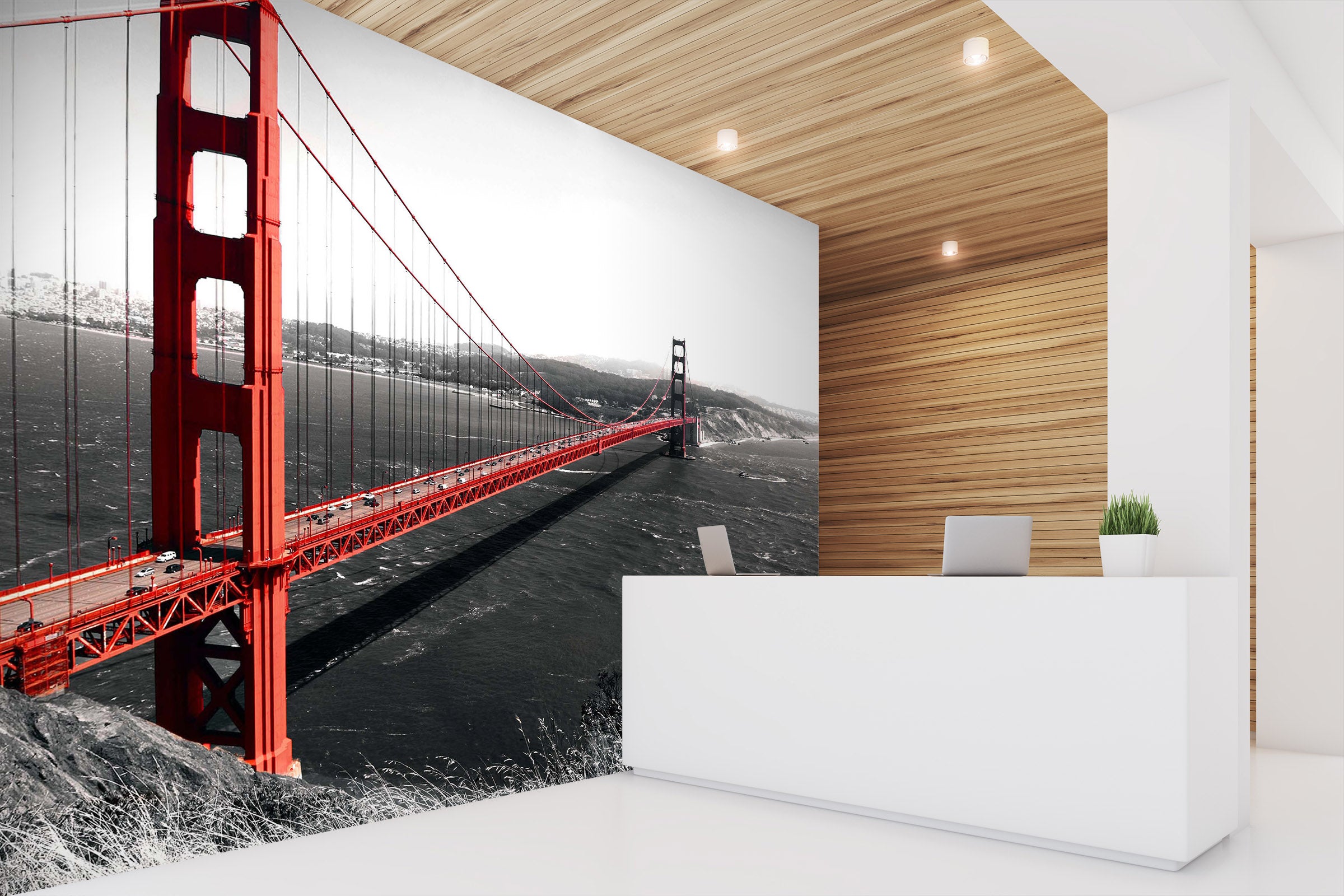3D Sea Bridge 063 Wall Murals