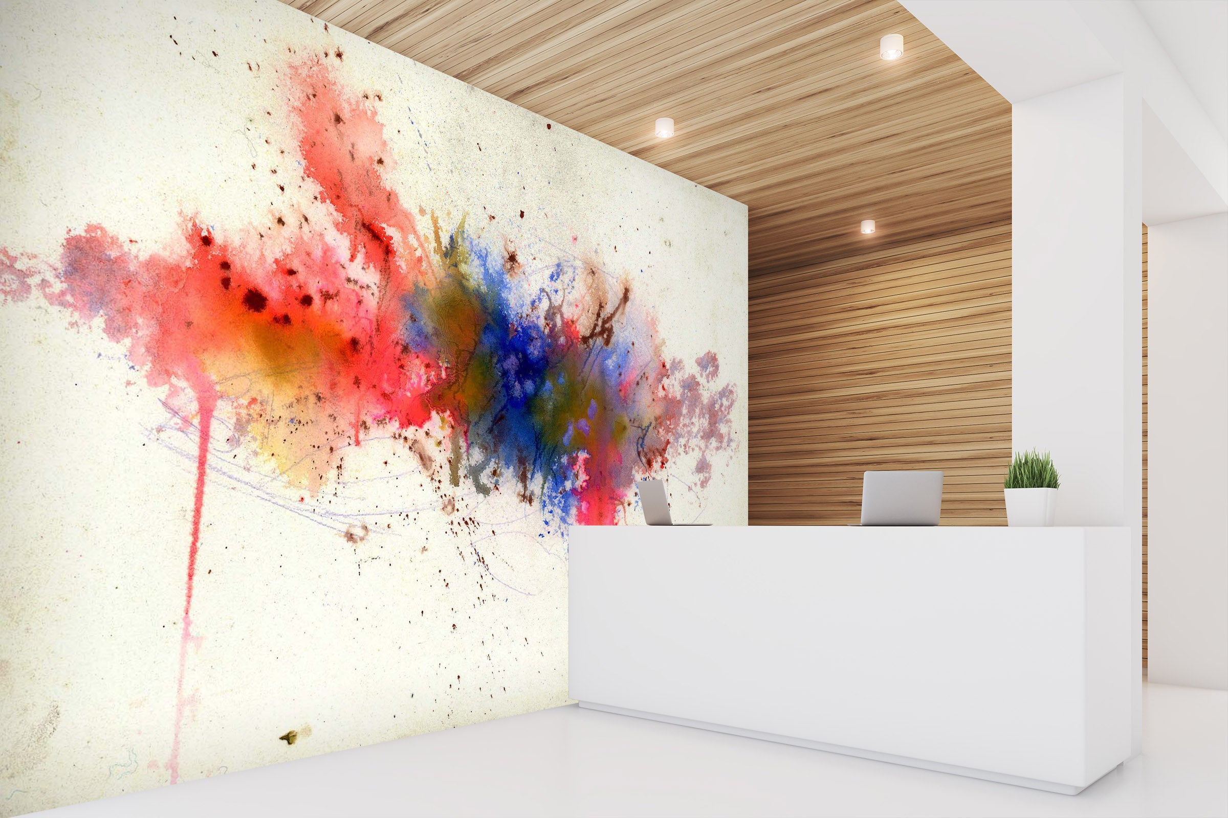 3D Color Splash 1410 Anne Farrall Doyle Wall Mural Wall Murals