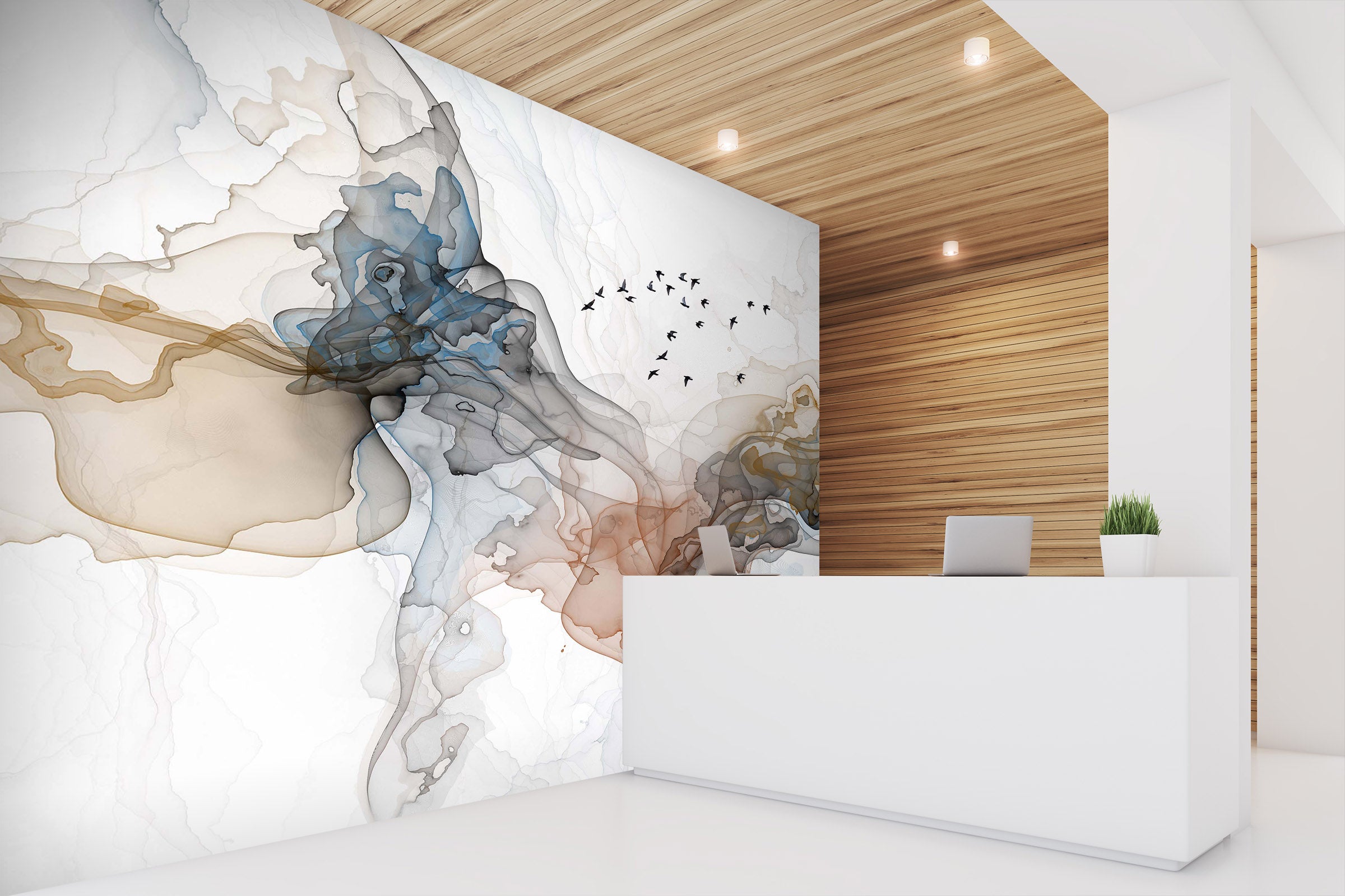 3D Color Ink 014 Wall Murals