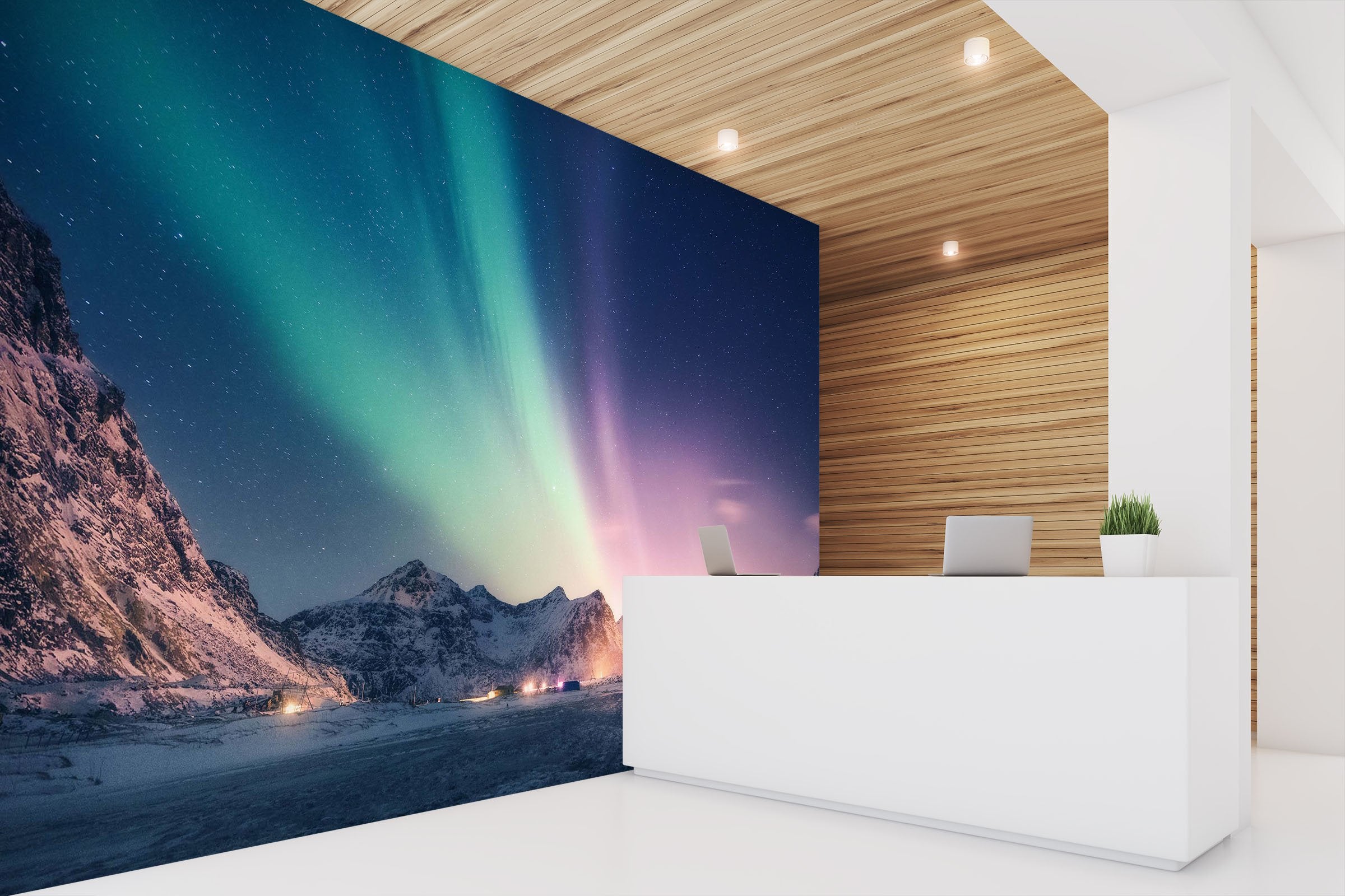 3D Beautiful Aurora 045 Wall Murals Wallpaper AJ Wallpaper 2