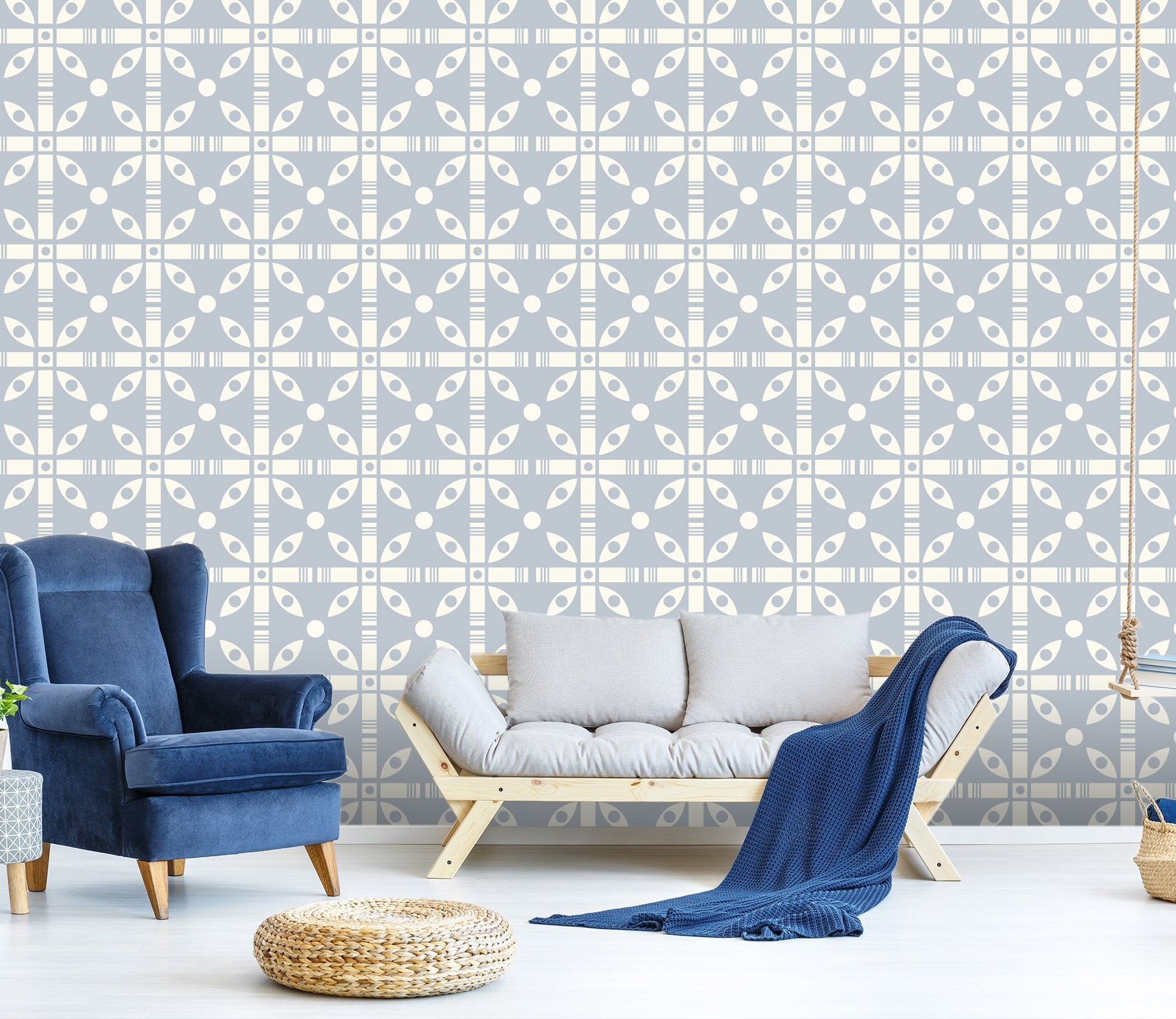 3D Elliptical Pattern 284 Wallpaper AJ Wallpaper